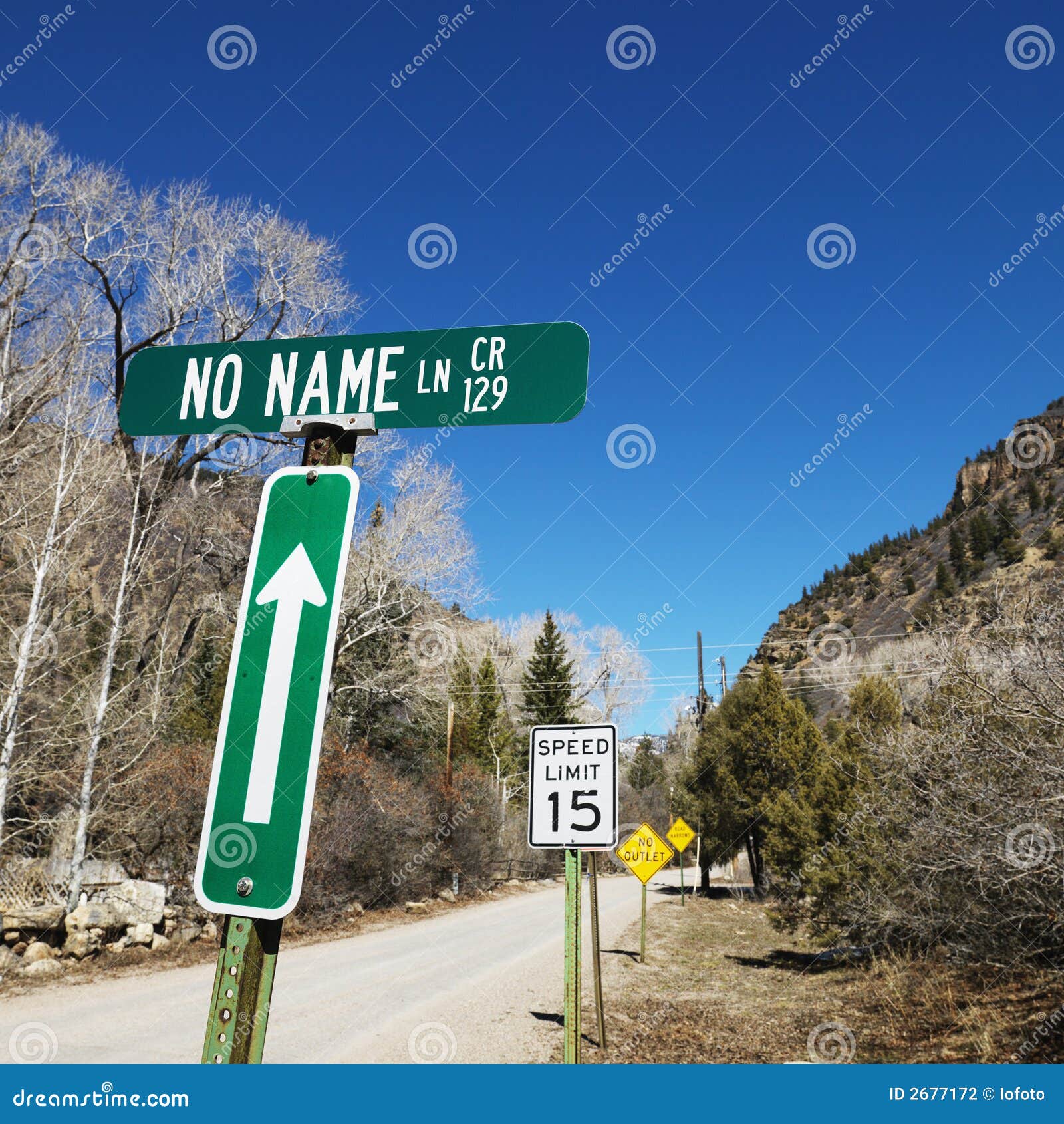 Several street signs. stock photo. Image of photograph 2677172