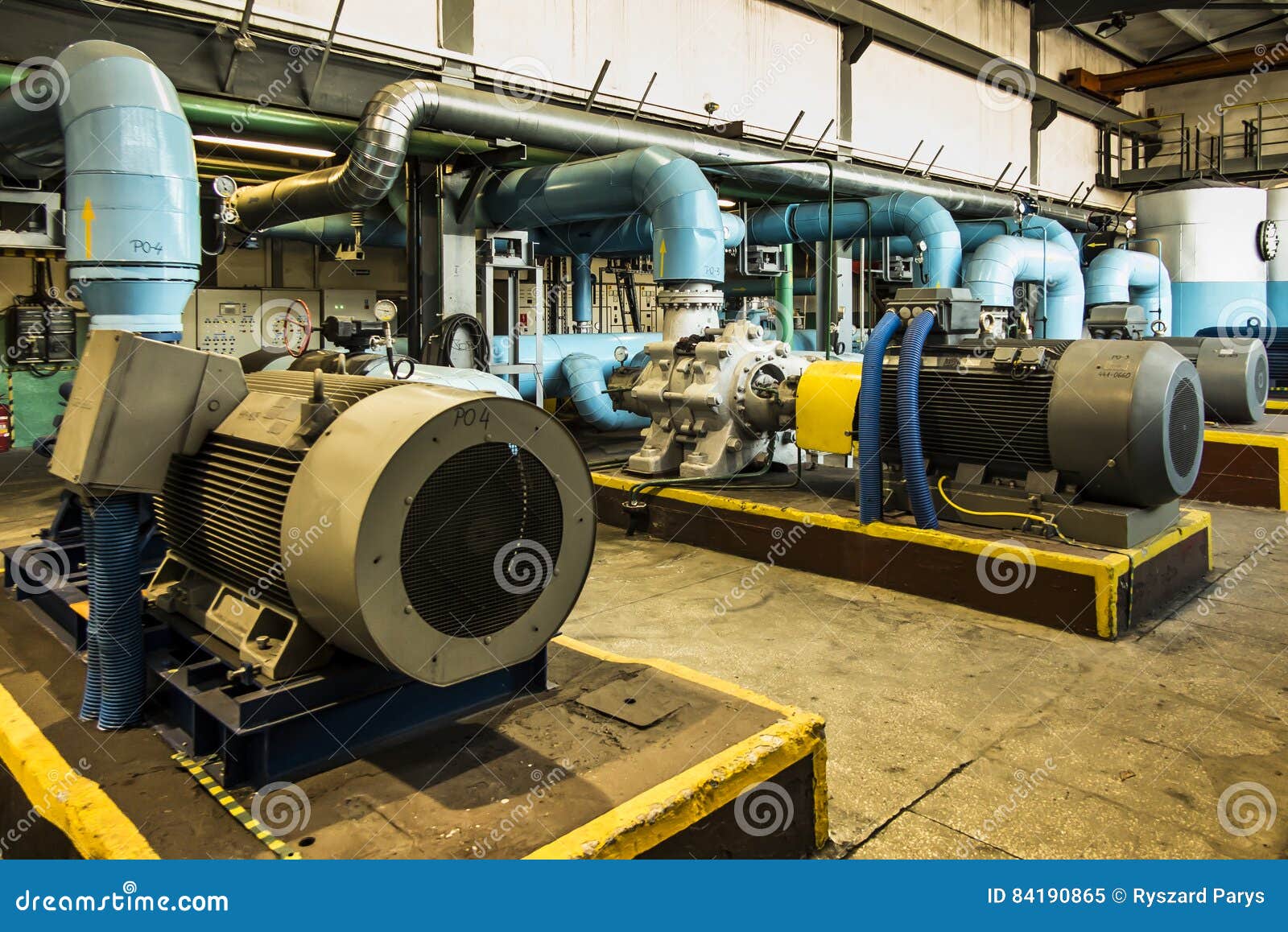 Several Water Pumps with Electric Motors Stock Image Image of distribution, energy 84190865