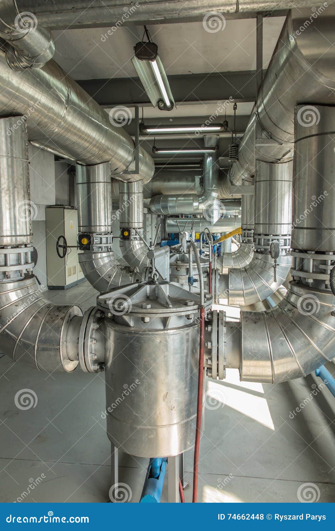 Several Water Pumps with Pipe Stock Photo Image of metal, business