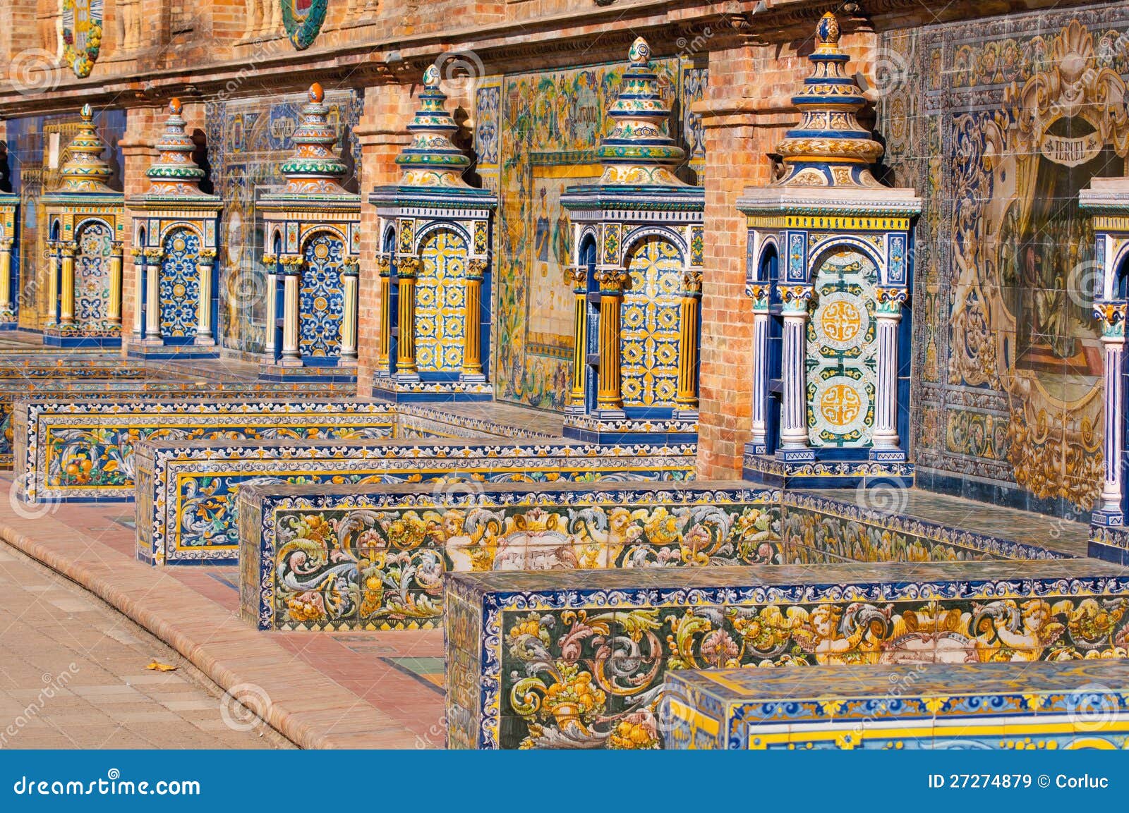 Sevilla spain square banks stock image. Image of banks 27274879