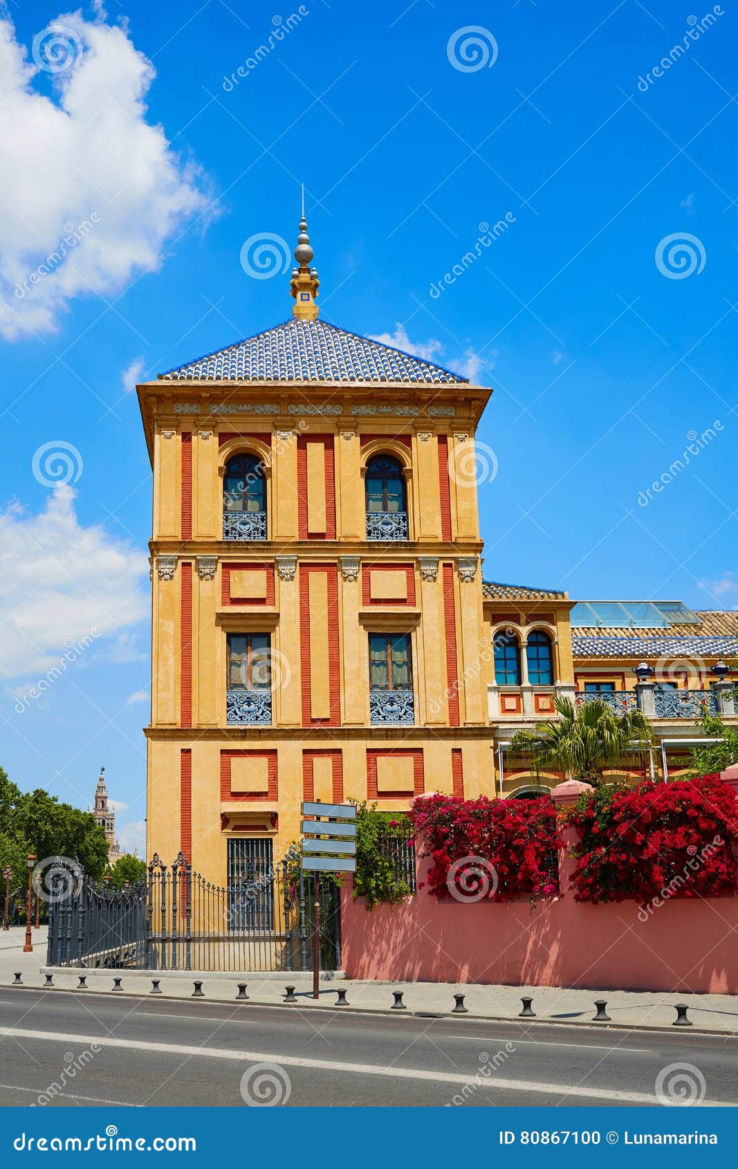 seville palacio de san telmo andalusia of spain