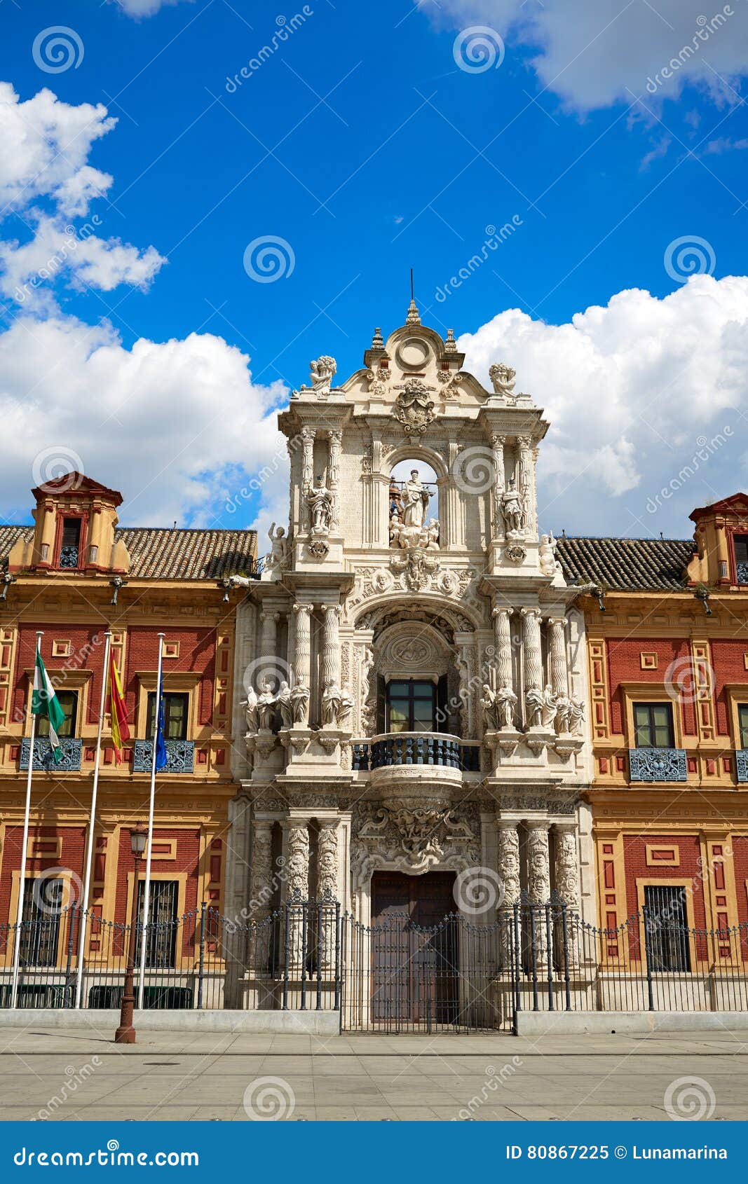 seville palacio san telmo in andalusia spain