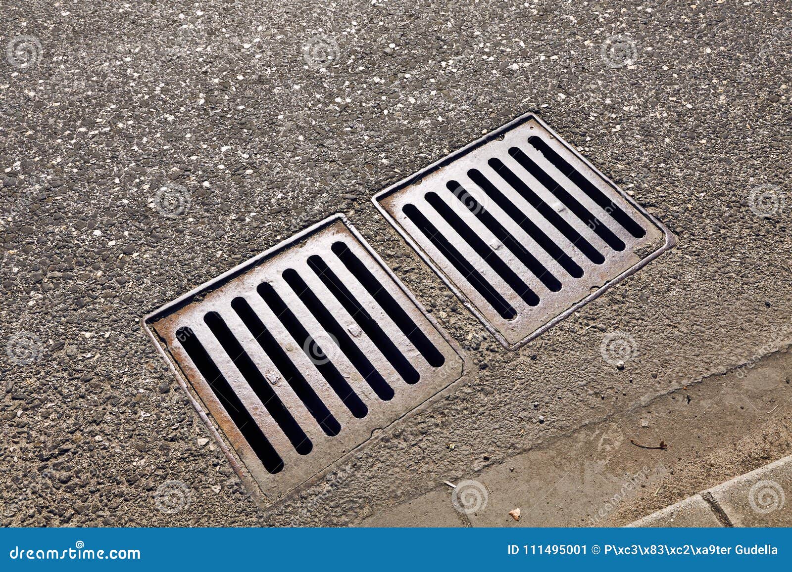 Sewer pit cover stock image. Image of closeup, grill 111495001