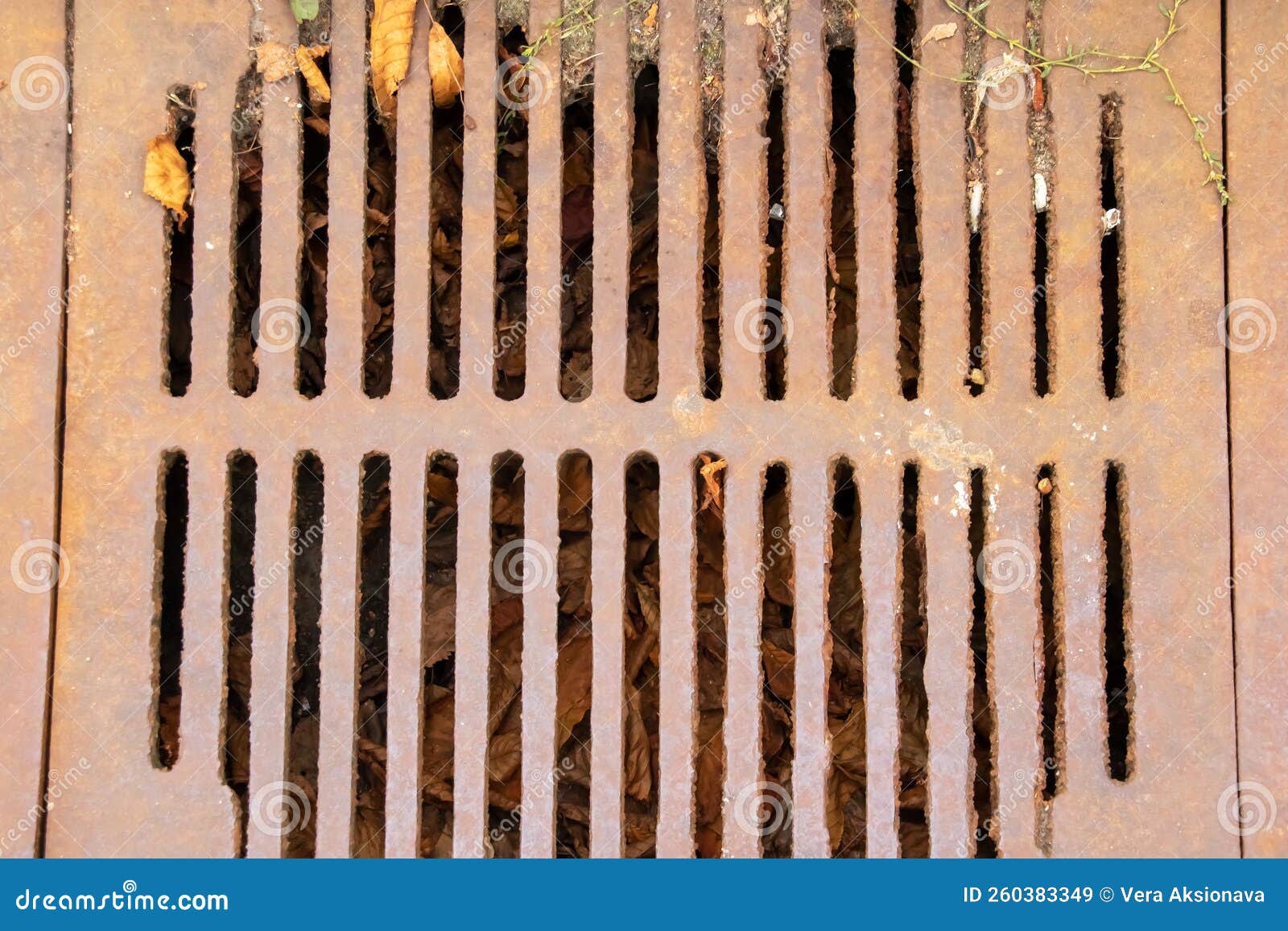 The Sewer Grate on the Sidewalk is Rusty Stock Image Image of urban