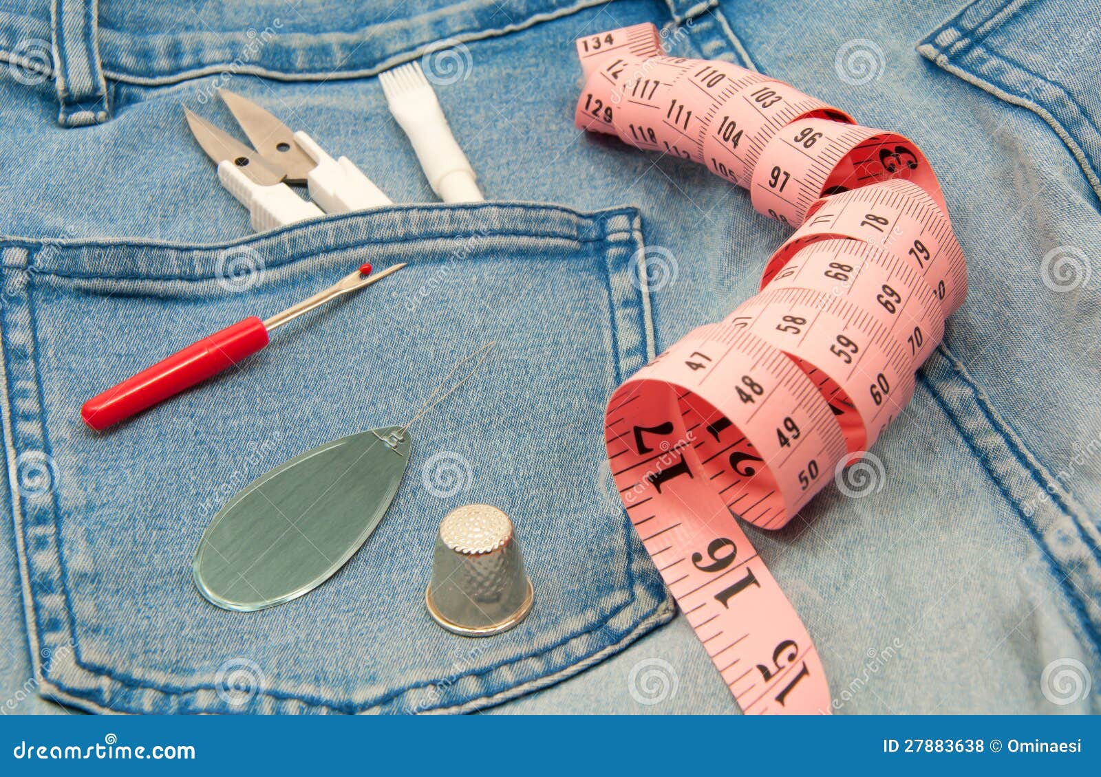 Sewing accessories stock photo. Image of thimble, craft 27883638