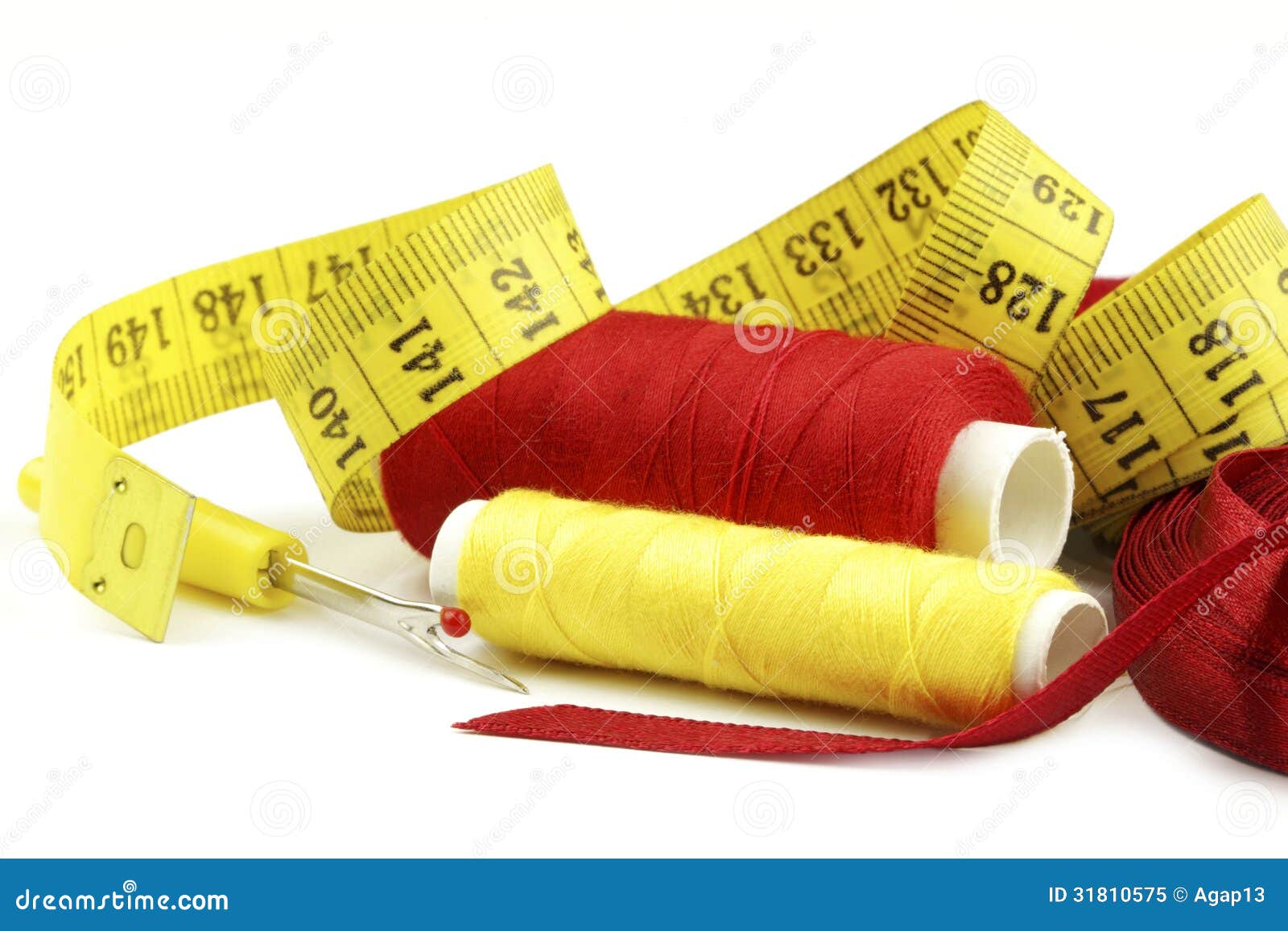 Sewing accessories stock image. Image of repair, measuring 31810575