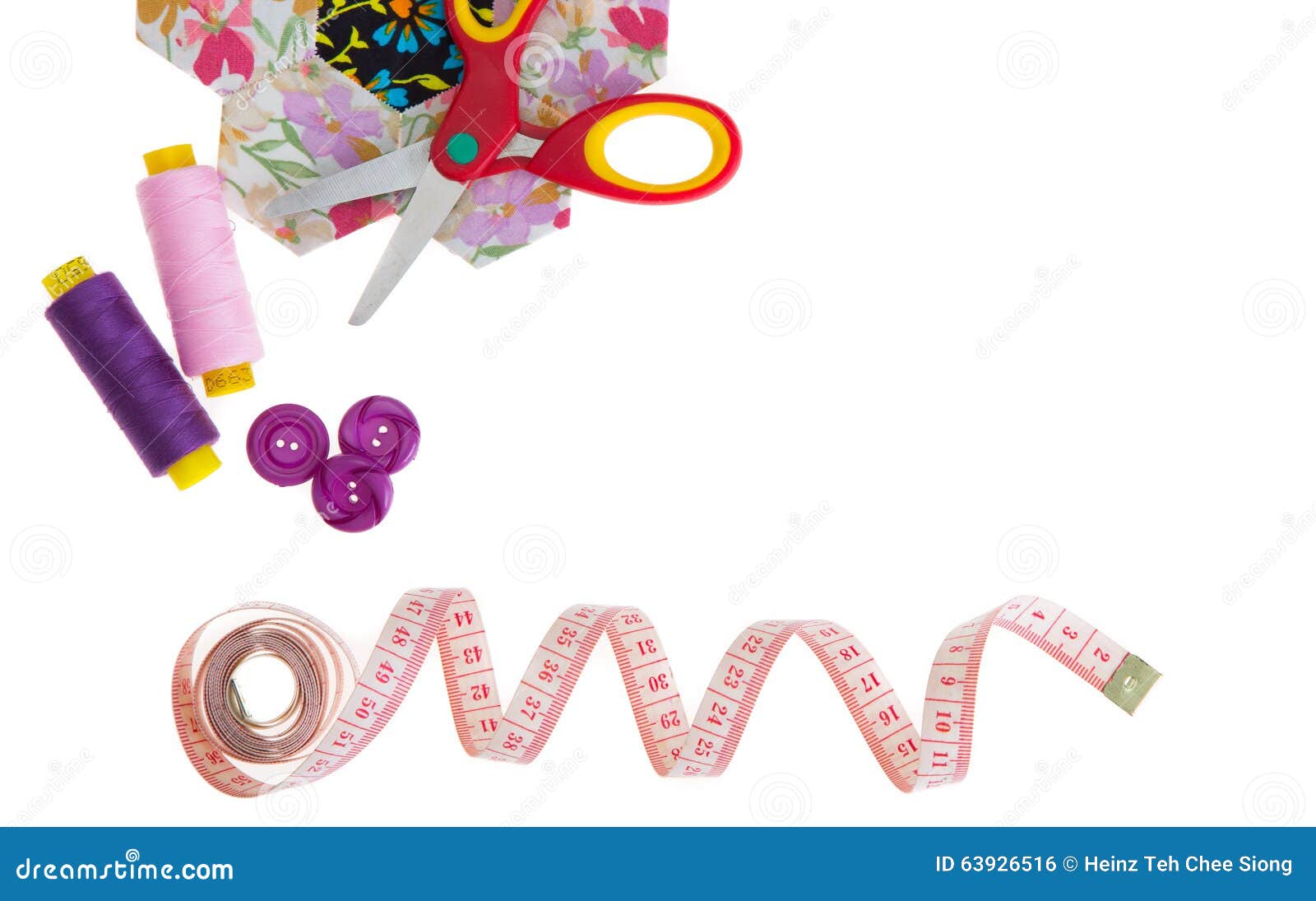 Sewing accessories stock photo. Image of manufacture 63926516