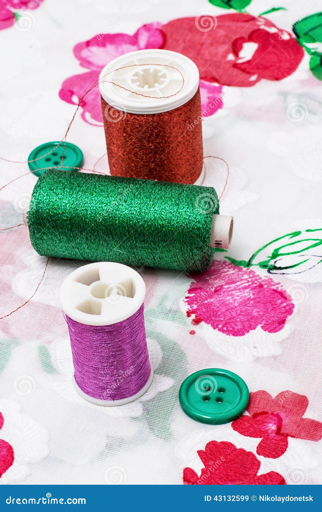 Sewing accessories stock image. Image of idea, mastery 43132599