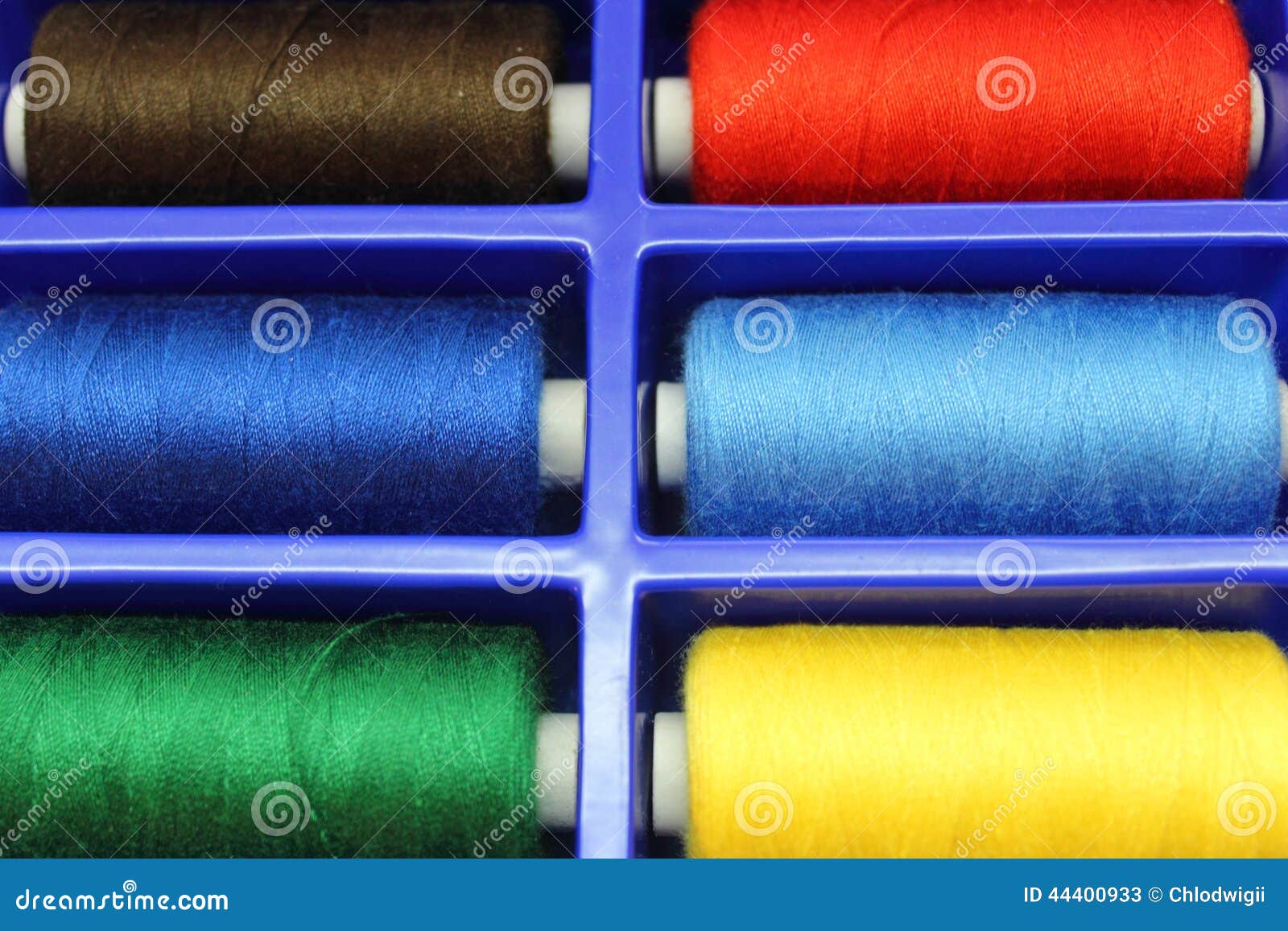 Sewing box stock image. Image of yellow, spools, case 44400933