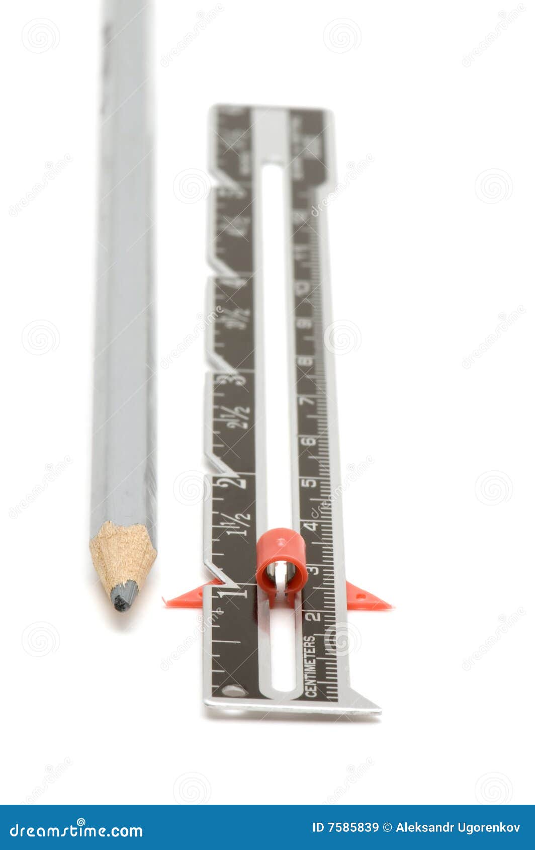 Sewing Centimeter and Pencil Stock Image Image of meter, pencil 7585839