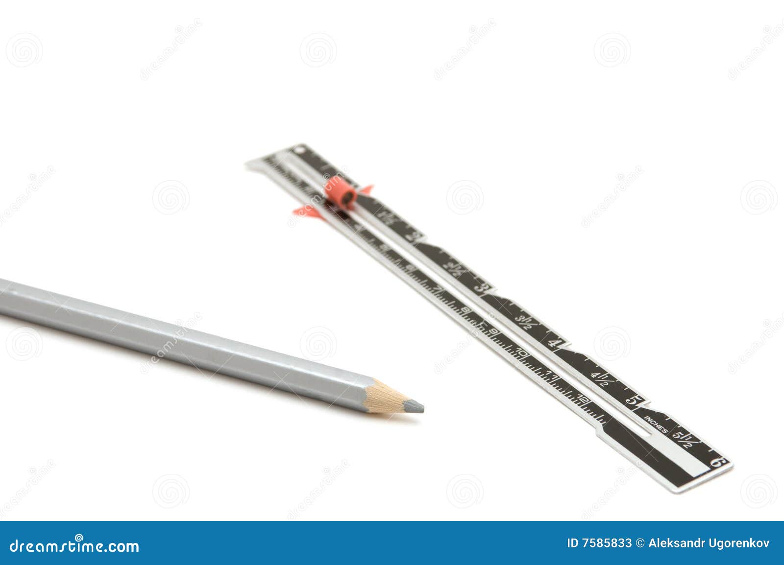 Sewing Centimeter and Pencil Closeup Stock Image Image of equipment