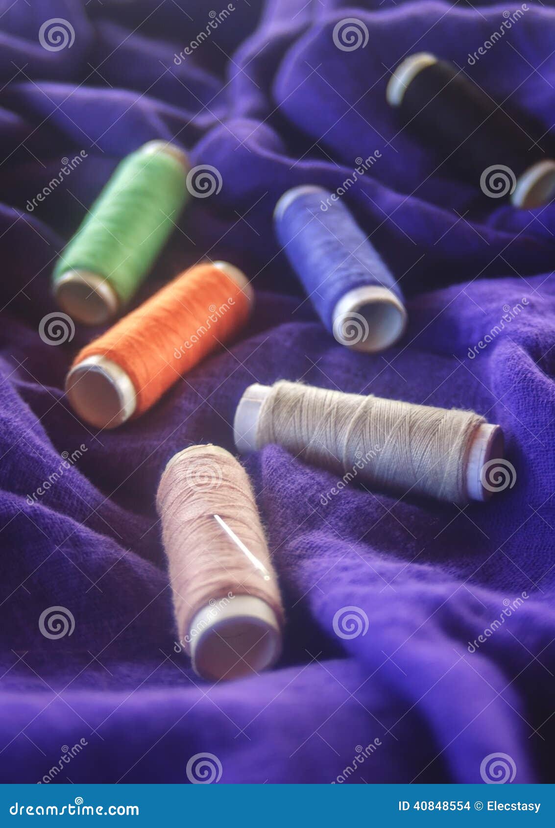 Sewing cotton stock photo. Image of cotton, sewing, fabric 40848554