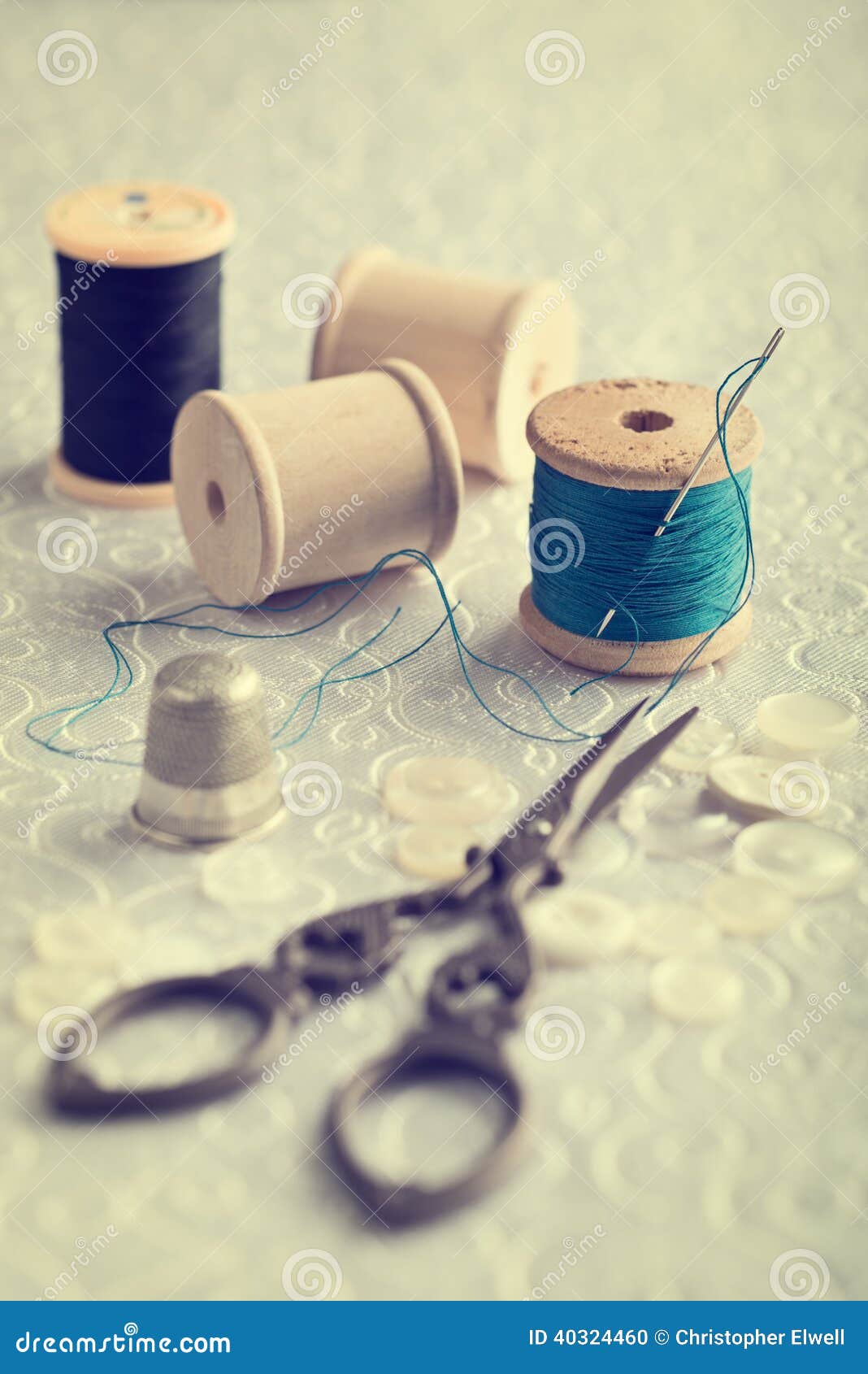 Sewing Cotton stock photo. Image of style, craft, textile - 40324460