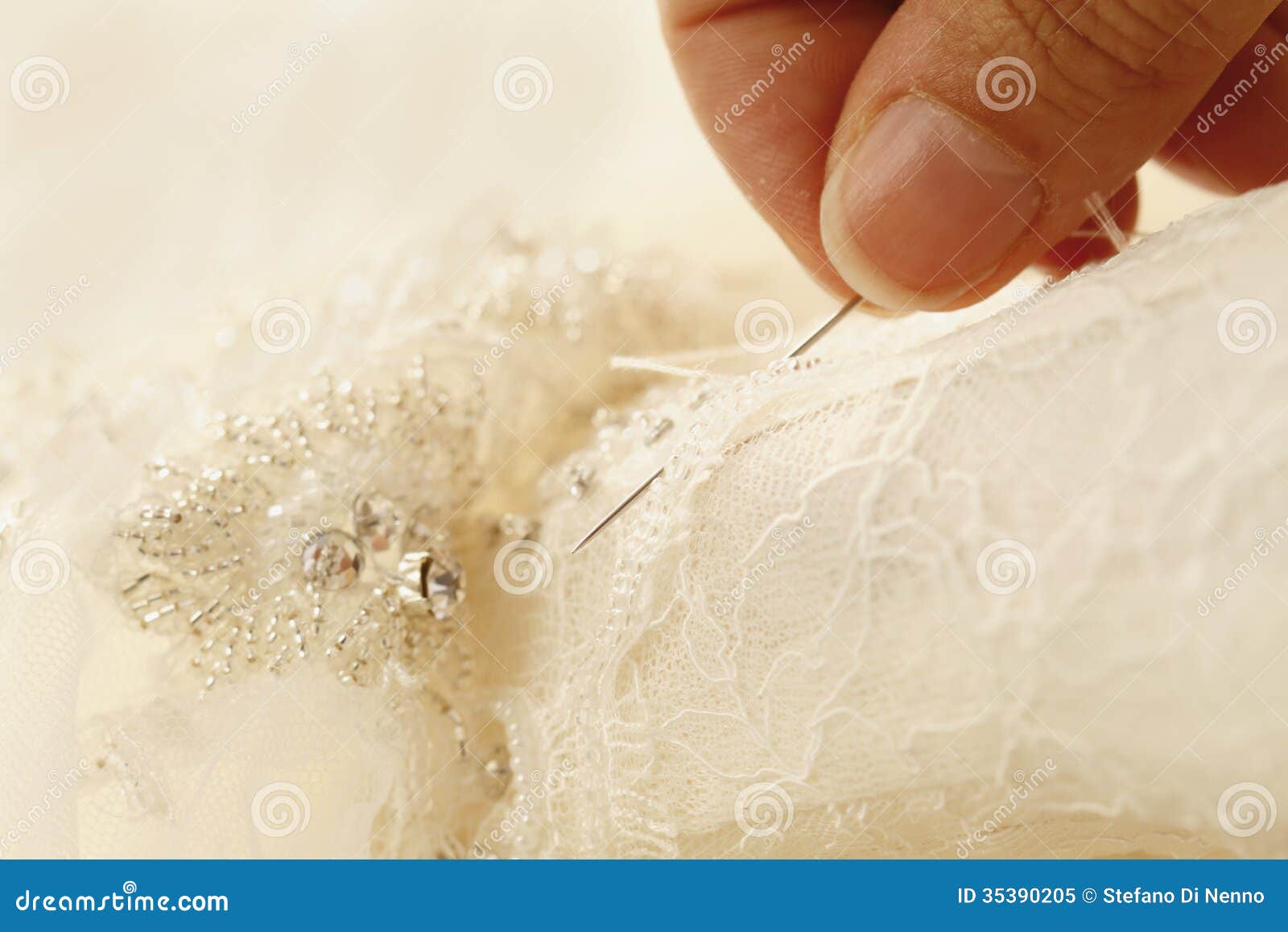 Sewing diamonds stock image. Image of hand, fabric, tailor 35390205