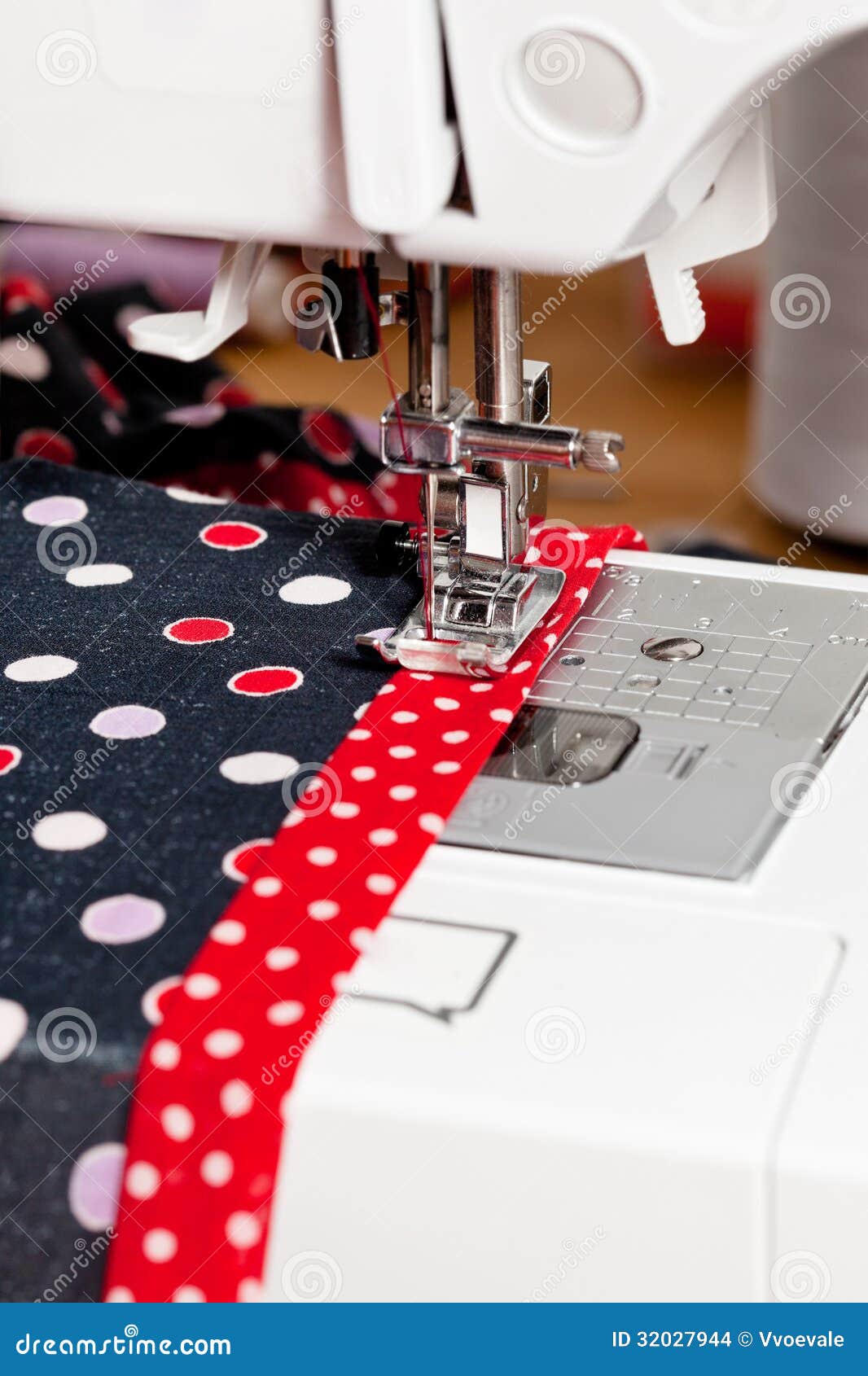 Sewing Dress On Machine Stock Images Image 32027944