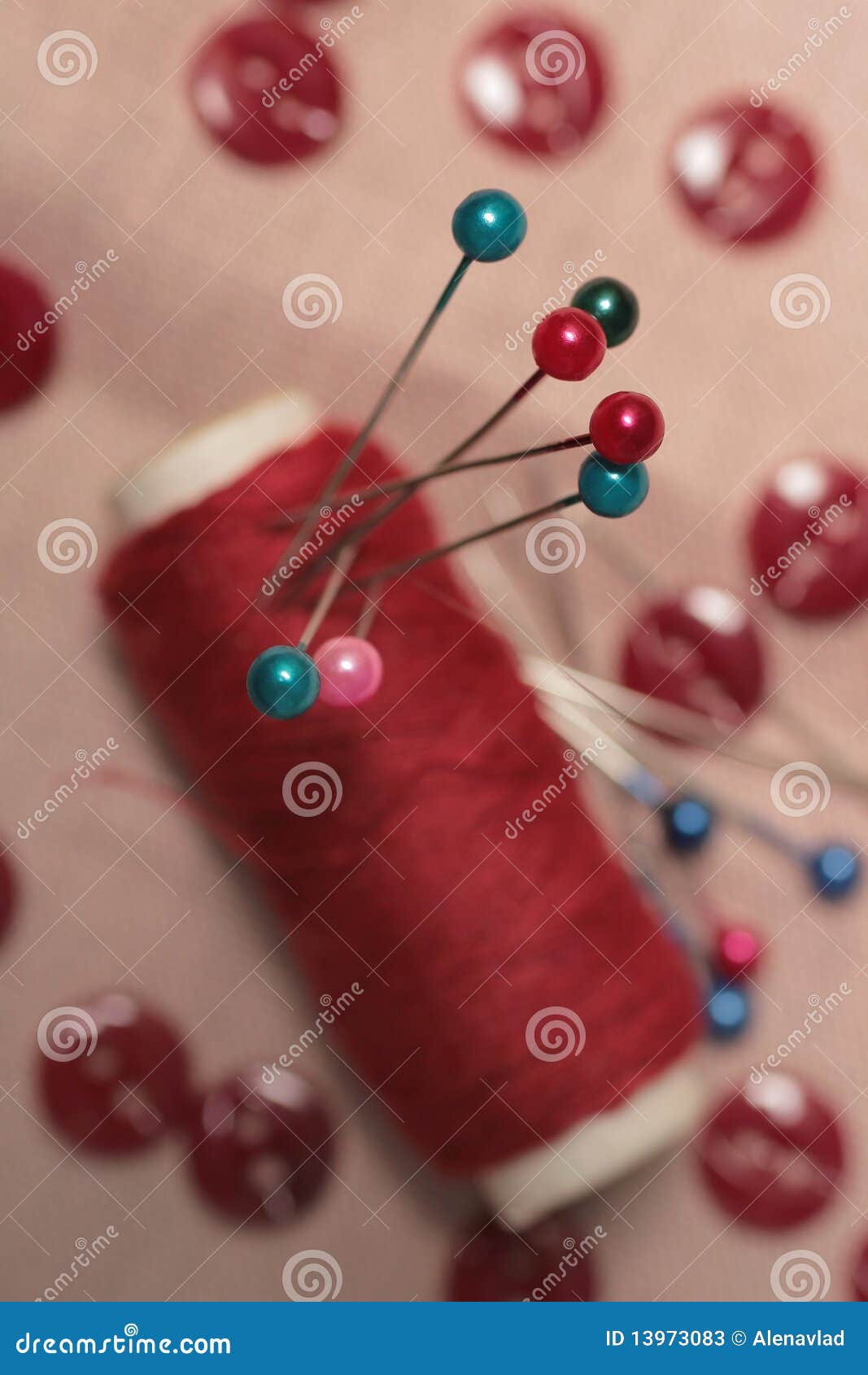 Sewing equipment. stock image. Image of material, equipment 13973083