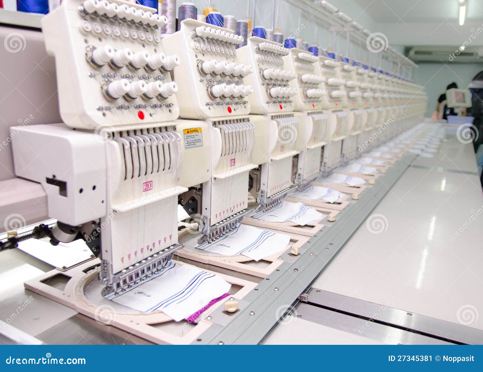 Sewing industry equipment stock image. Image of garment 27345381