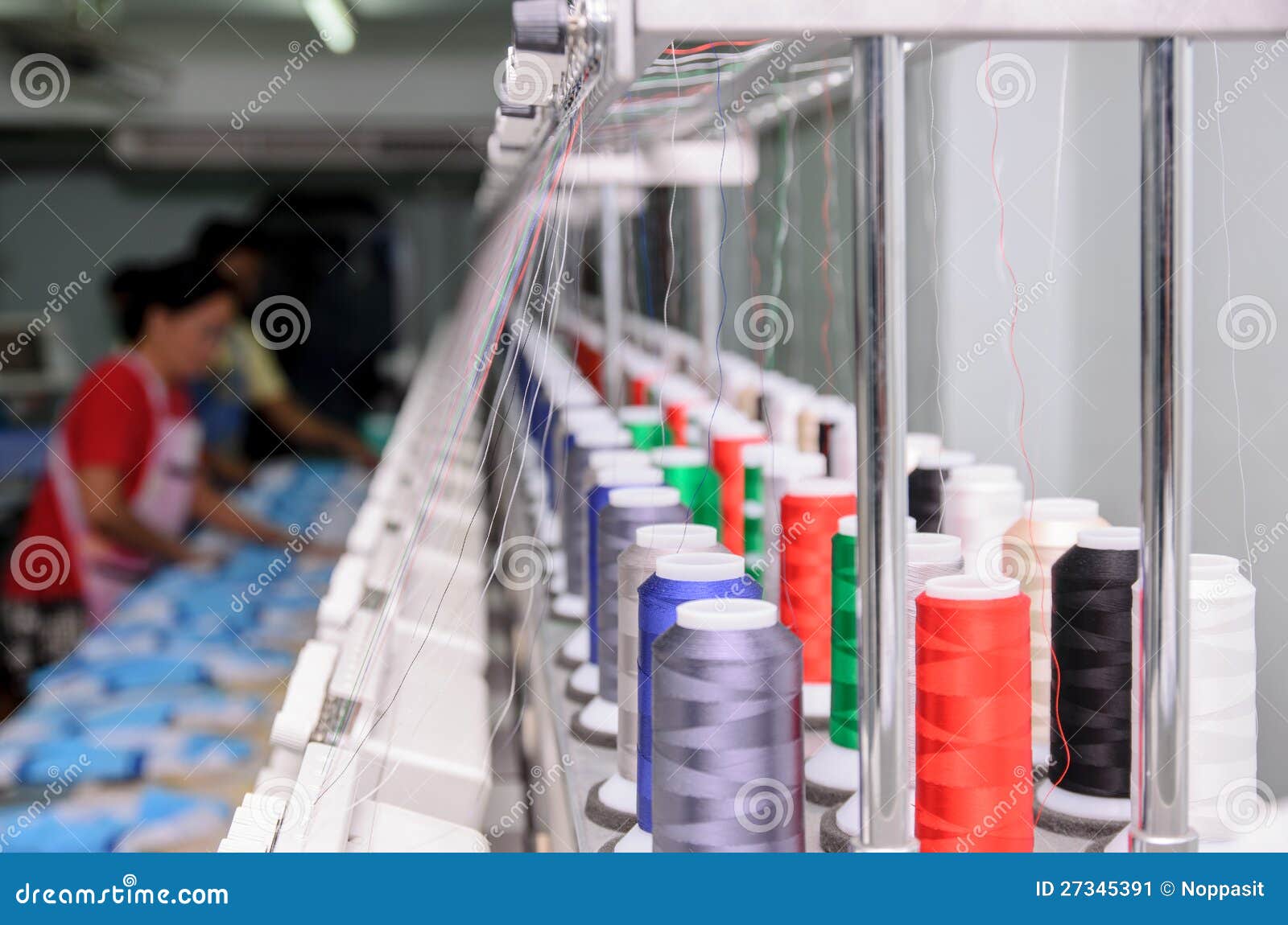 Sewing industry equipment stock image. Image of business 27345391