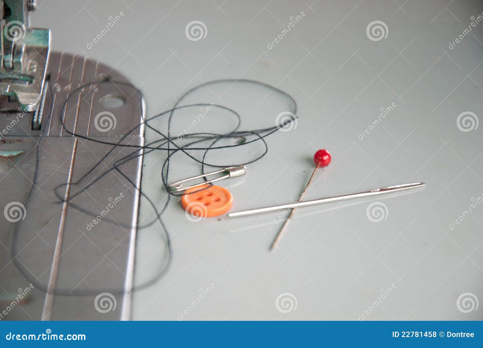 Sewing machine stock photo. Image of clothing, working2 22781458