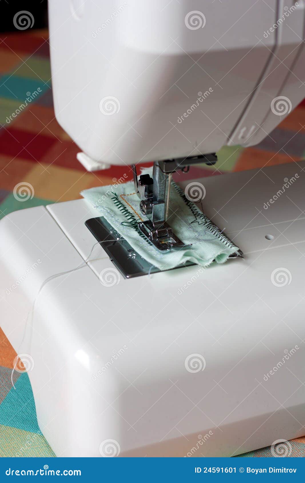 Sewing machine stock image. Image of embroidery, metal 24591601
