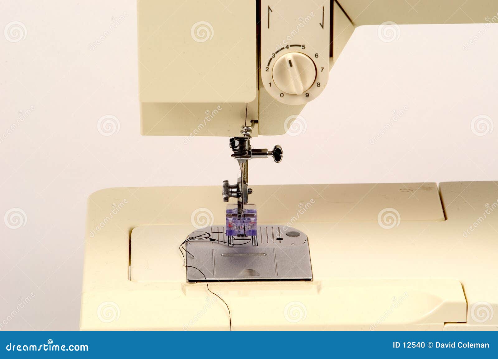 Sewing machine Detail stock photo. Image of mechanism, thread 12540