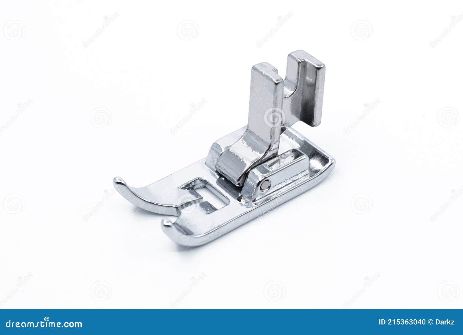 Sewing machine foot stock photo. Image of fashion, isolated 215363040