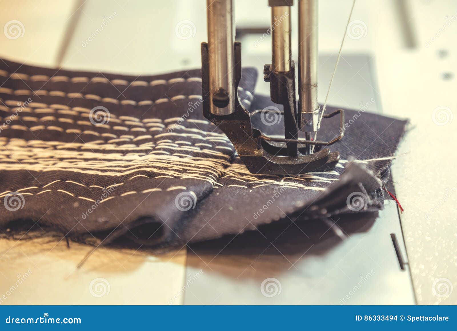 Sewing Machine Head Detail and Material 5 Stock Photo Image of