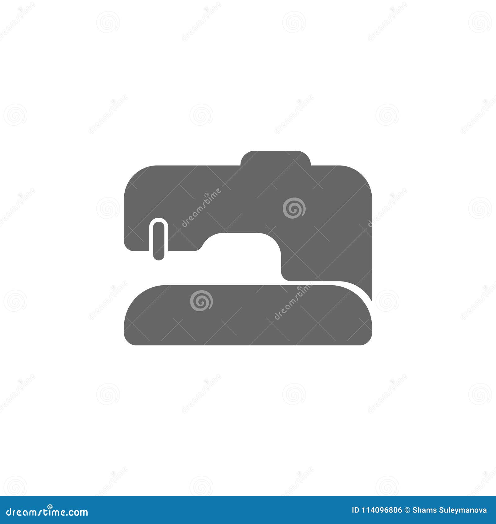 Sewing Machine Icon. Simple Element Illustration. Sewing Machine Symbol