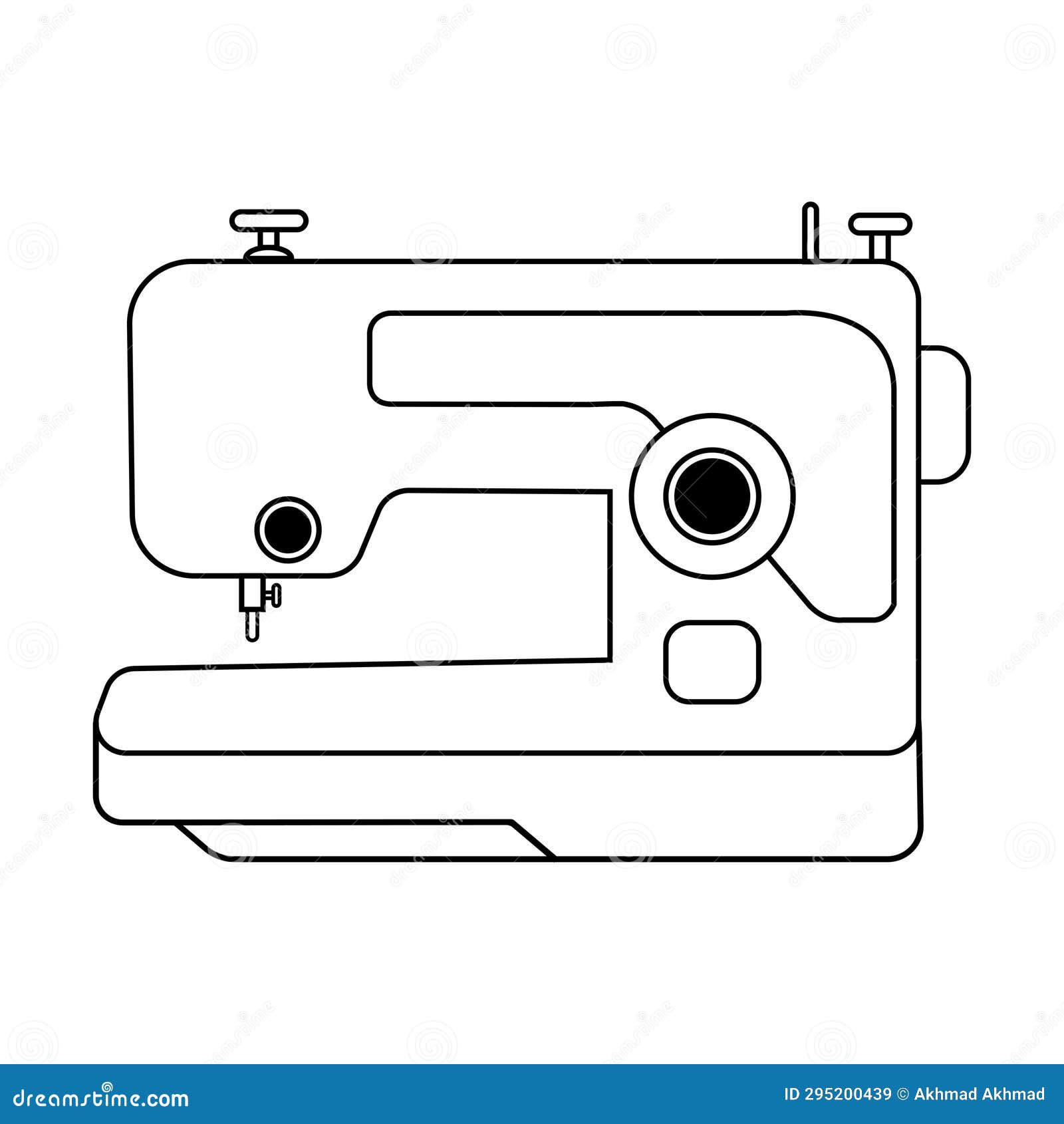 Sewing machine logo stock illustration. Illustration of machines
