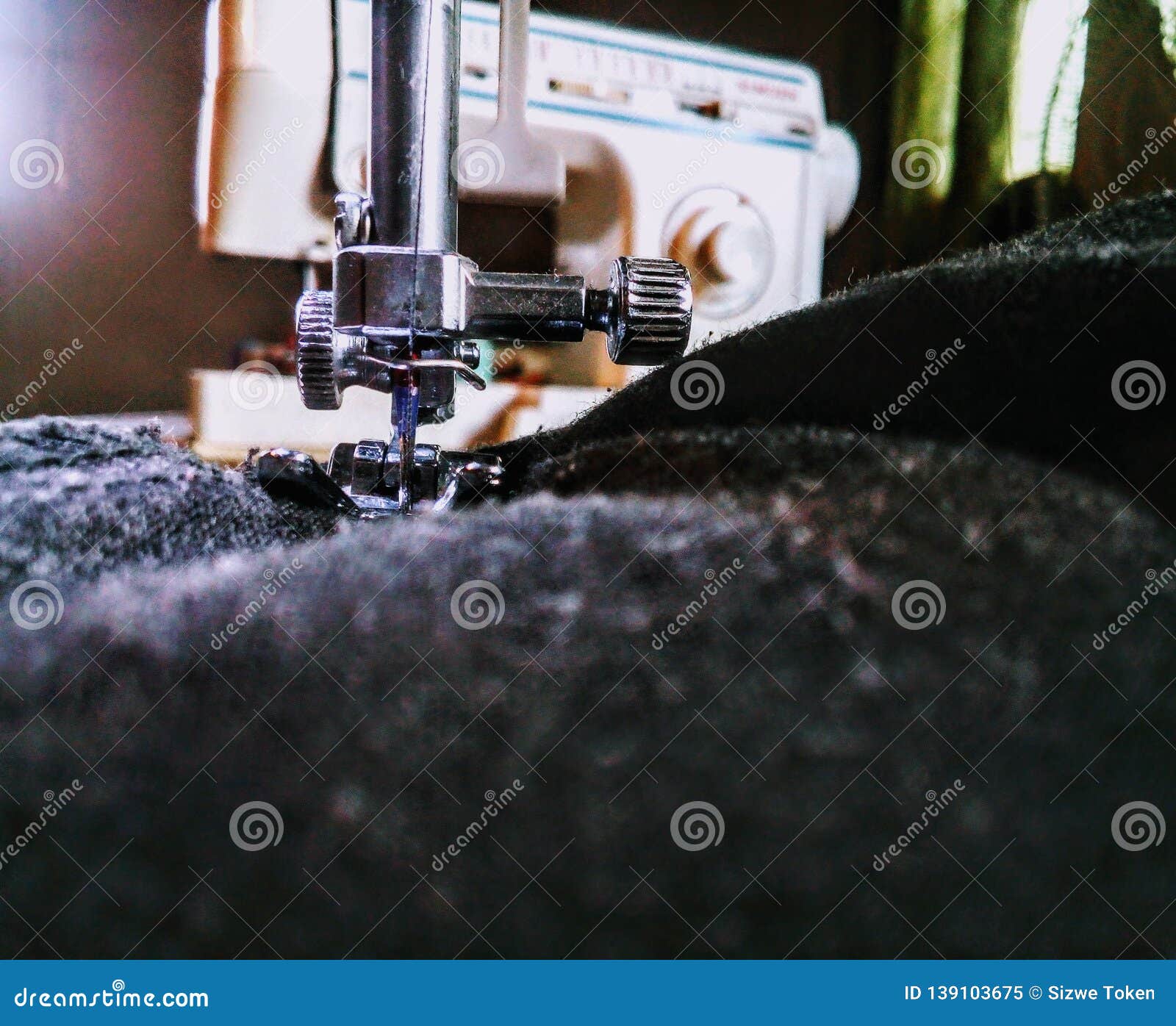 Sewing machine stock image. Image of captured, technique 139103675
