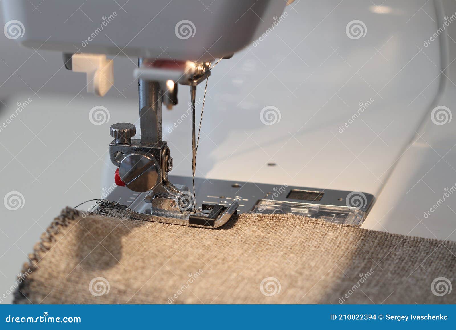 Sewing machine mechanism. stock photo. Image of metal 210022394