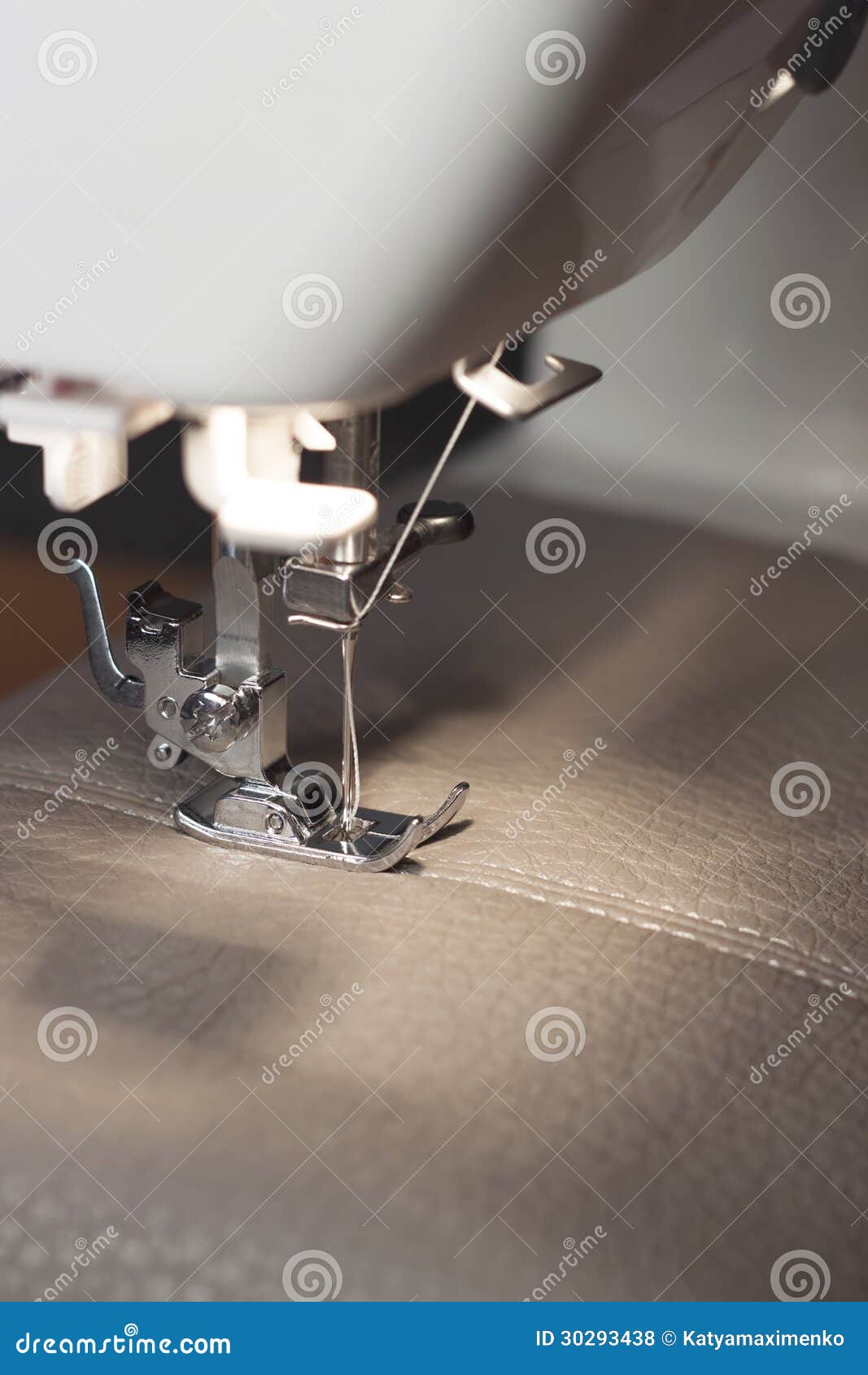Sewing machine stock photo. Image of fabric, needle, process 30293438
