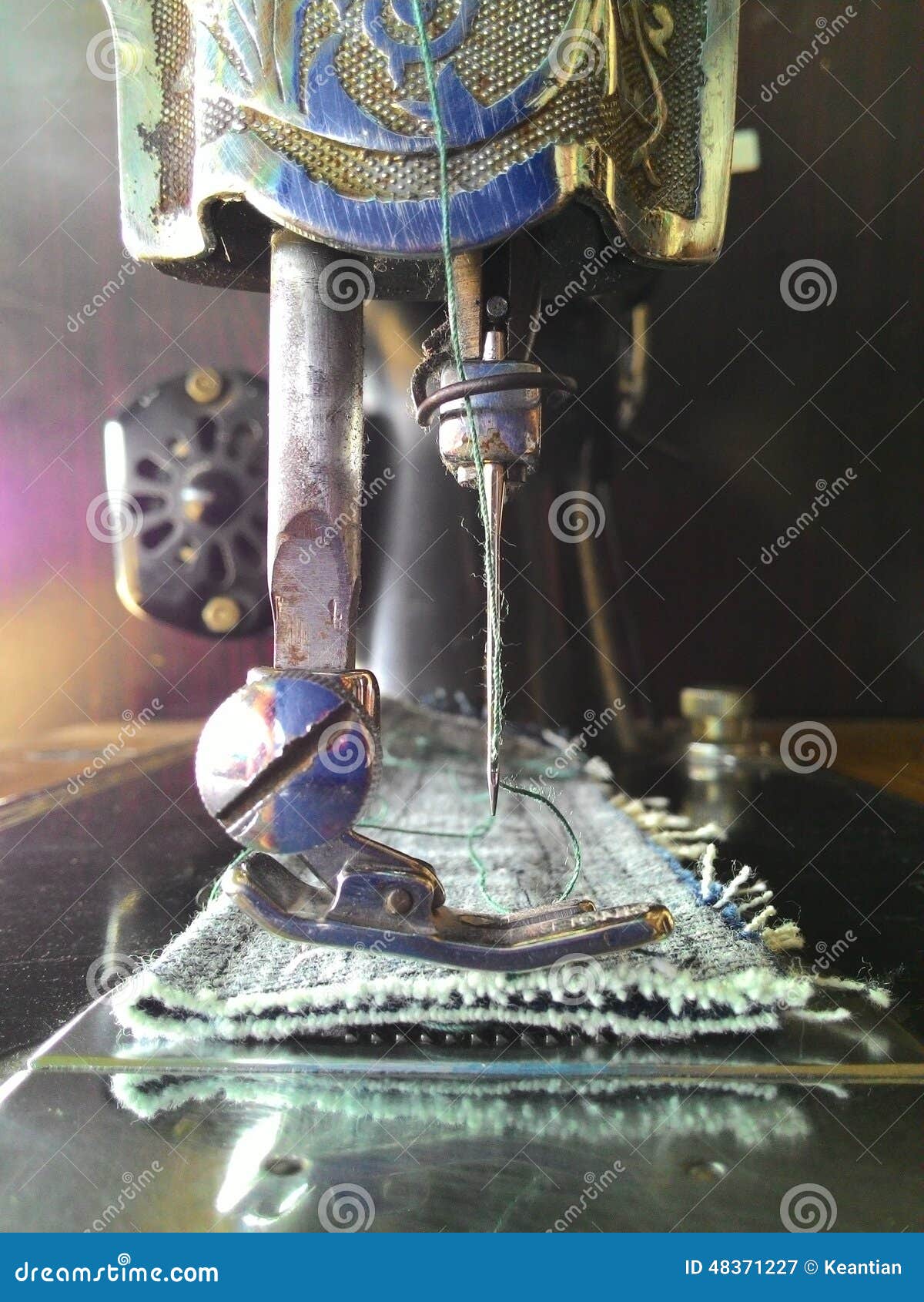 Sewing machine needles stock image. Image of industry 48371227