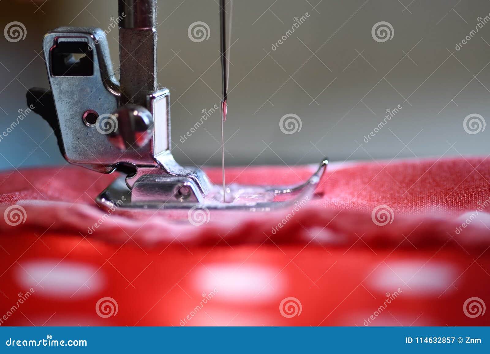 Sewing Machine, Sewing Process in the Phase of Sewing Stock Image Image of making, clothing