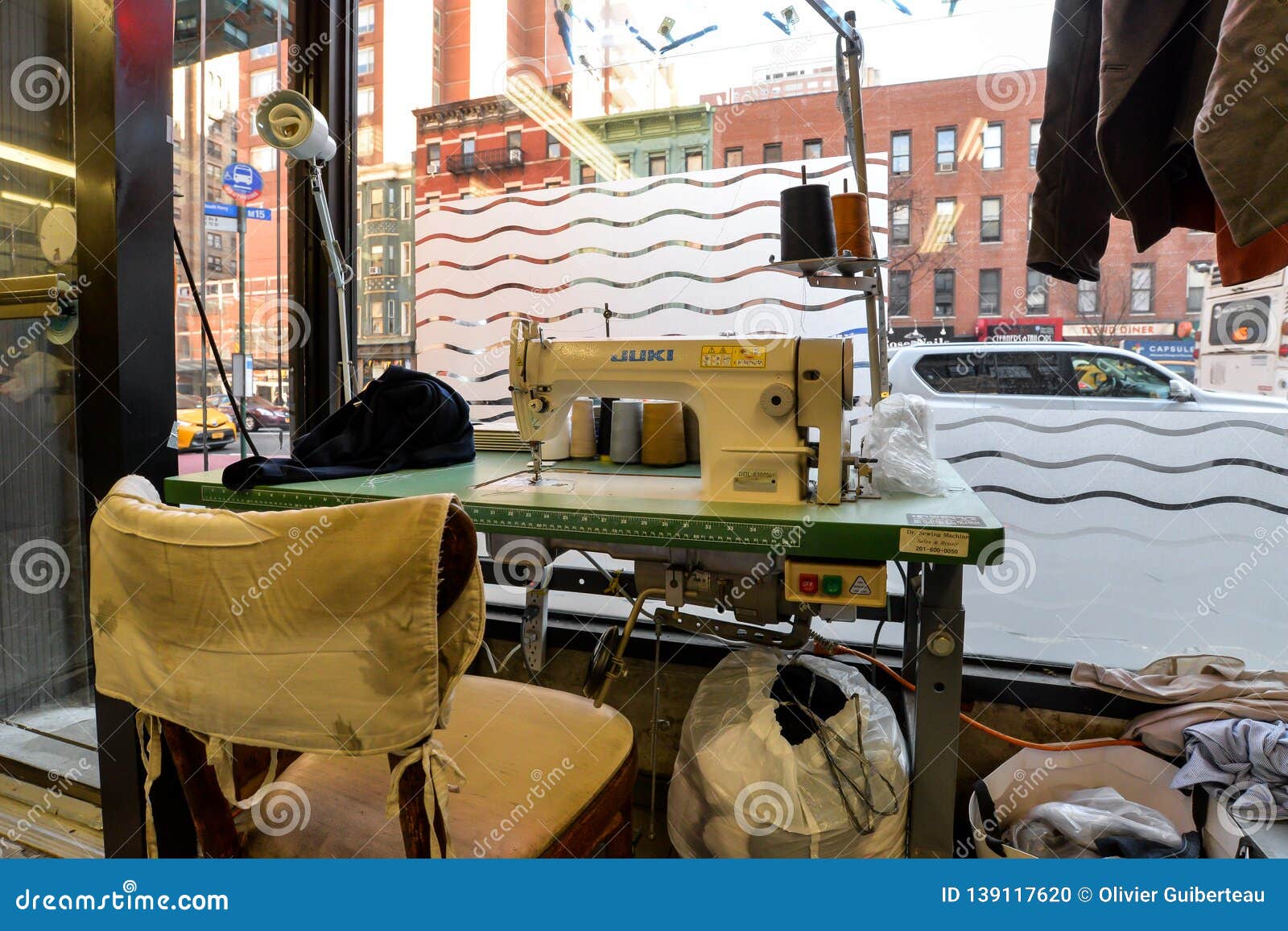 The Sewing Machine Shop New York Editorial Image Image of