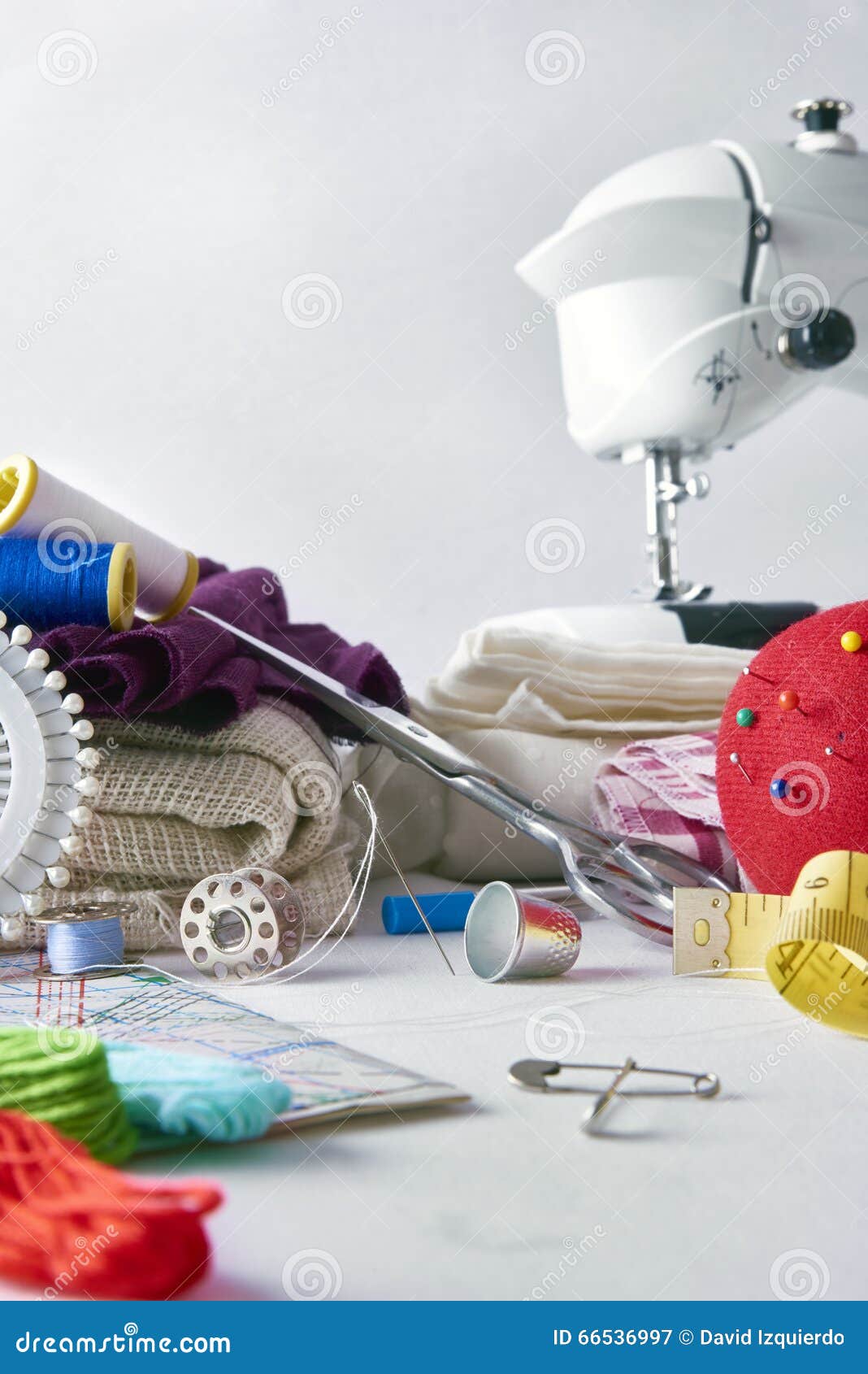 Sewing Machine and Useful for Sewing Close Up Stock Image Image of garment, accessory 66536997