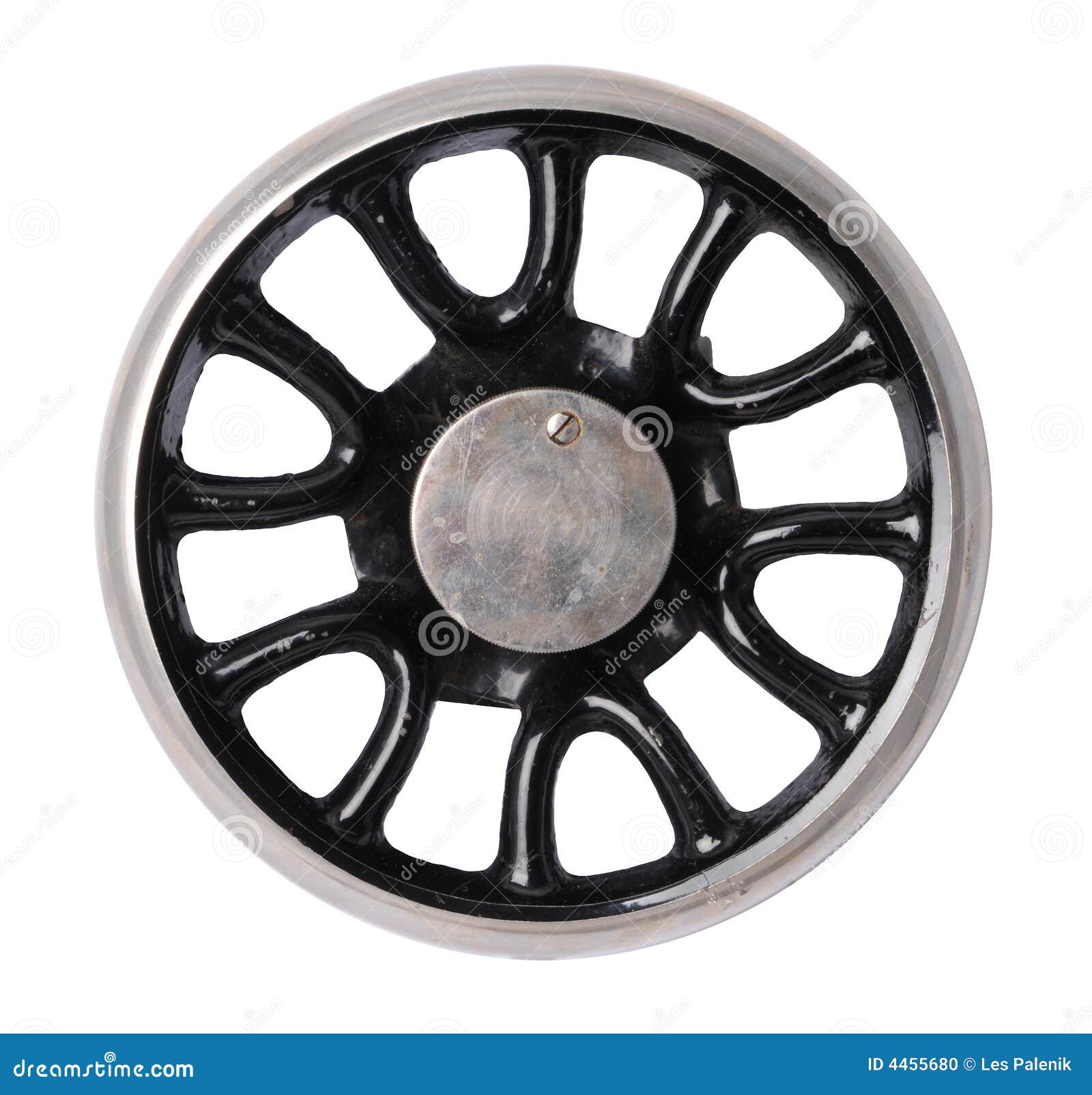 Sewing Machine Wheel stock photo. Image of wheel, isolated - 4455680