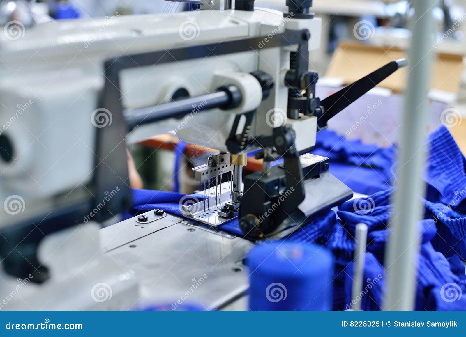 Sewing Machines in a Factory. Stock Image Image of atelier