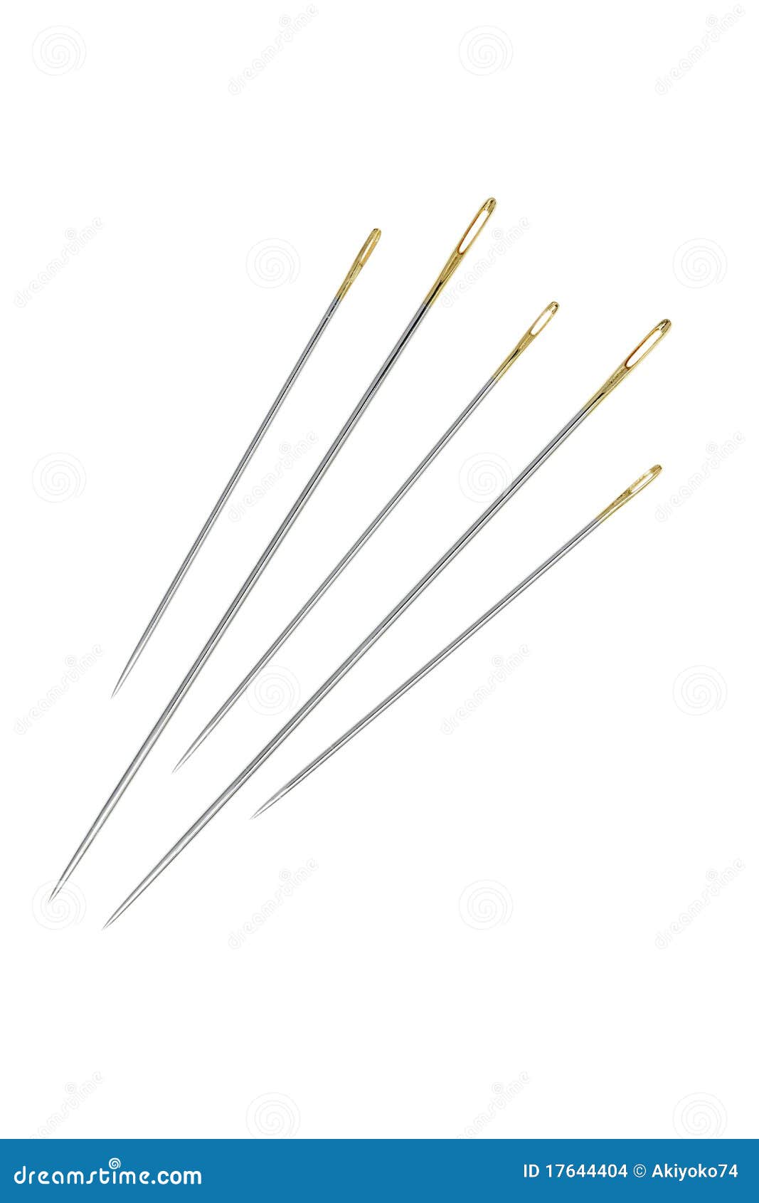 Sewing needle stock photo. Image of fashion, diagonal 17644404