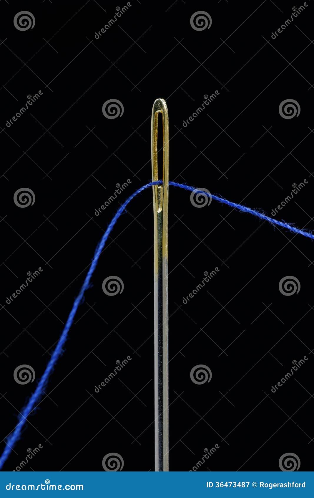 Sewing Needle Closeup stock image. Image of tool, reel - 36473487