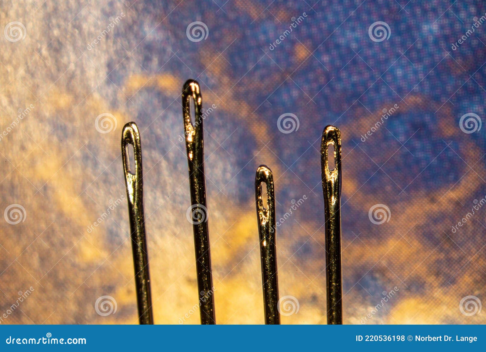 Sewing needle stock photo. Image of detail, glass, closeup 220536198