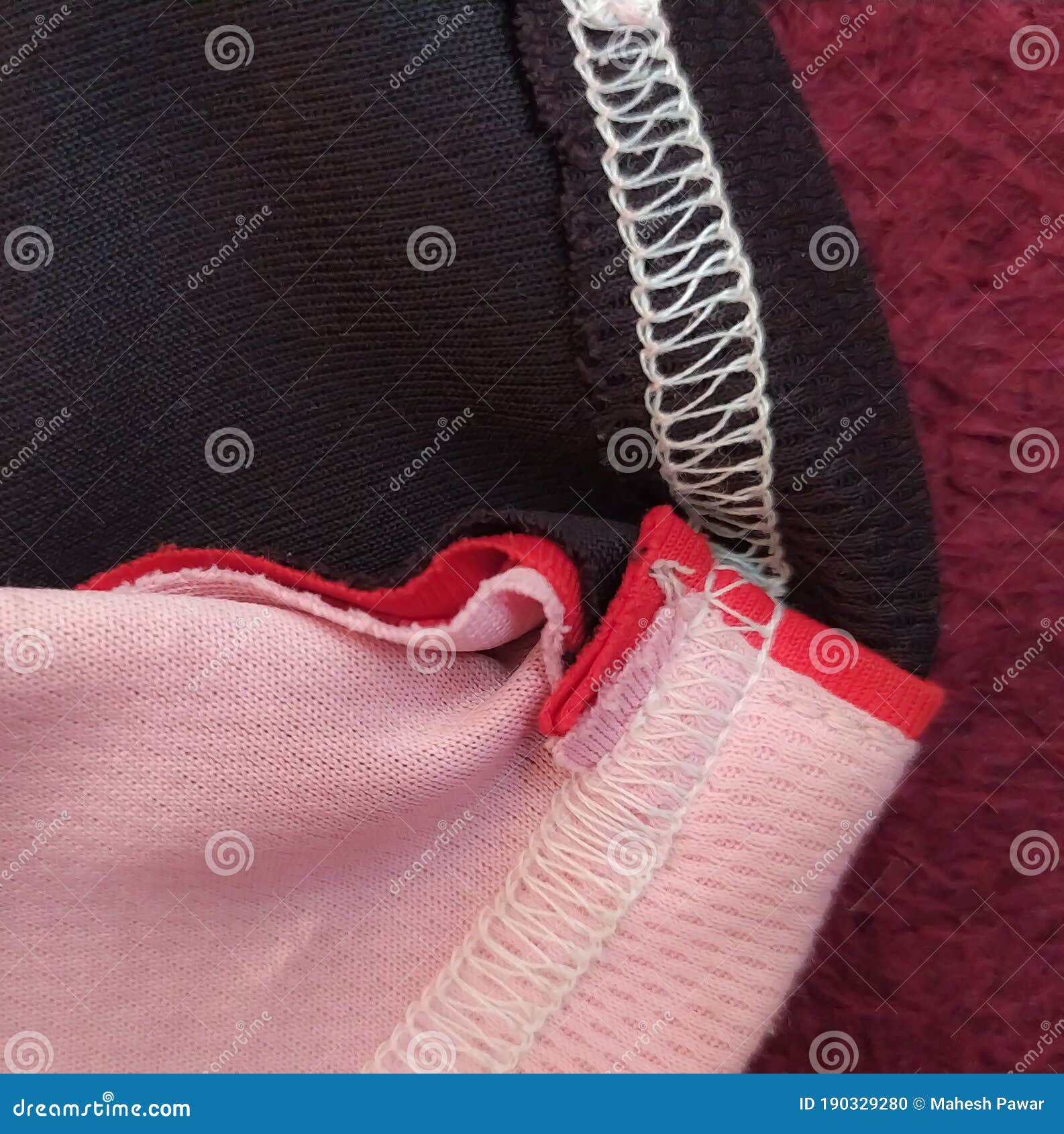 Sewing Needlework Pattern on Fabric Satin Stock Photo Image of sewing, autumn 190329280