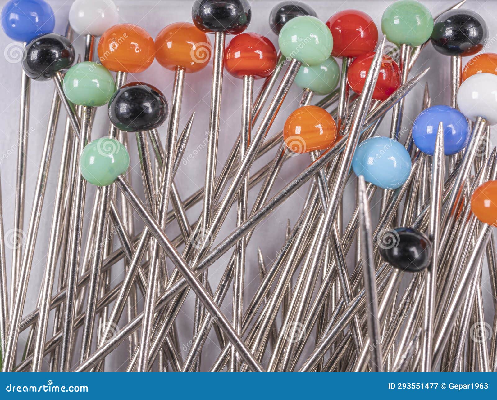 Colored Round Head Pins Stock Photos - Free & Royalty-Free Stock