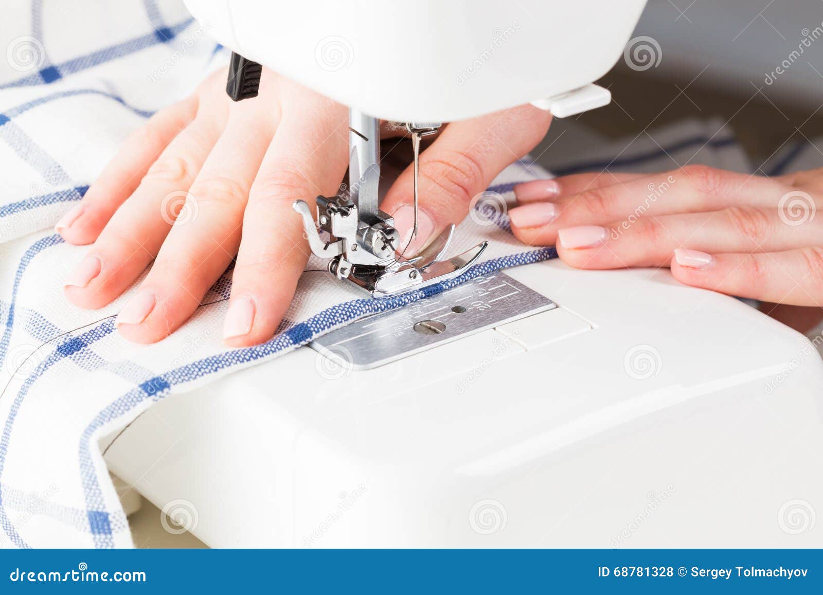 Sewing Process stock photo. Image of design, basting 68781328