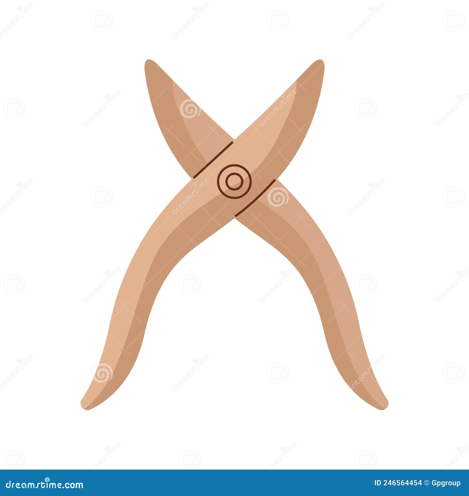 Sewing scissor design stock vector. Illustration of designer 246564454