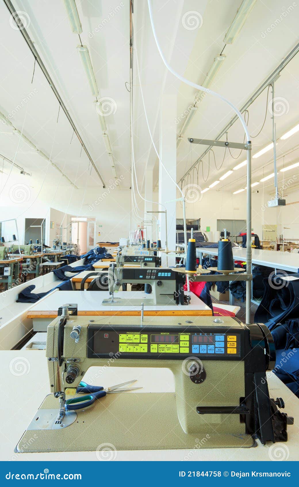 Sewing service stock photo. Image of work, thread, manufacture 21844758