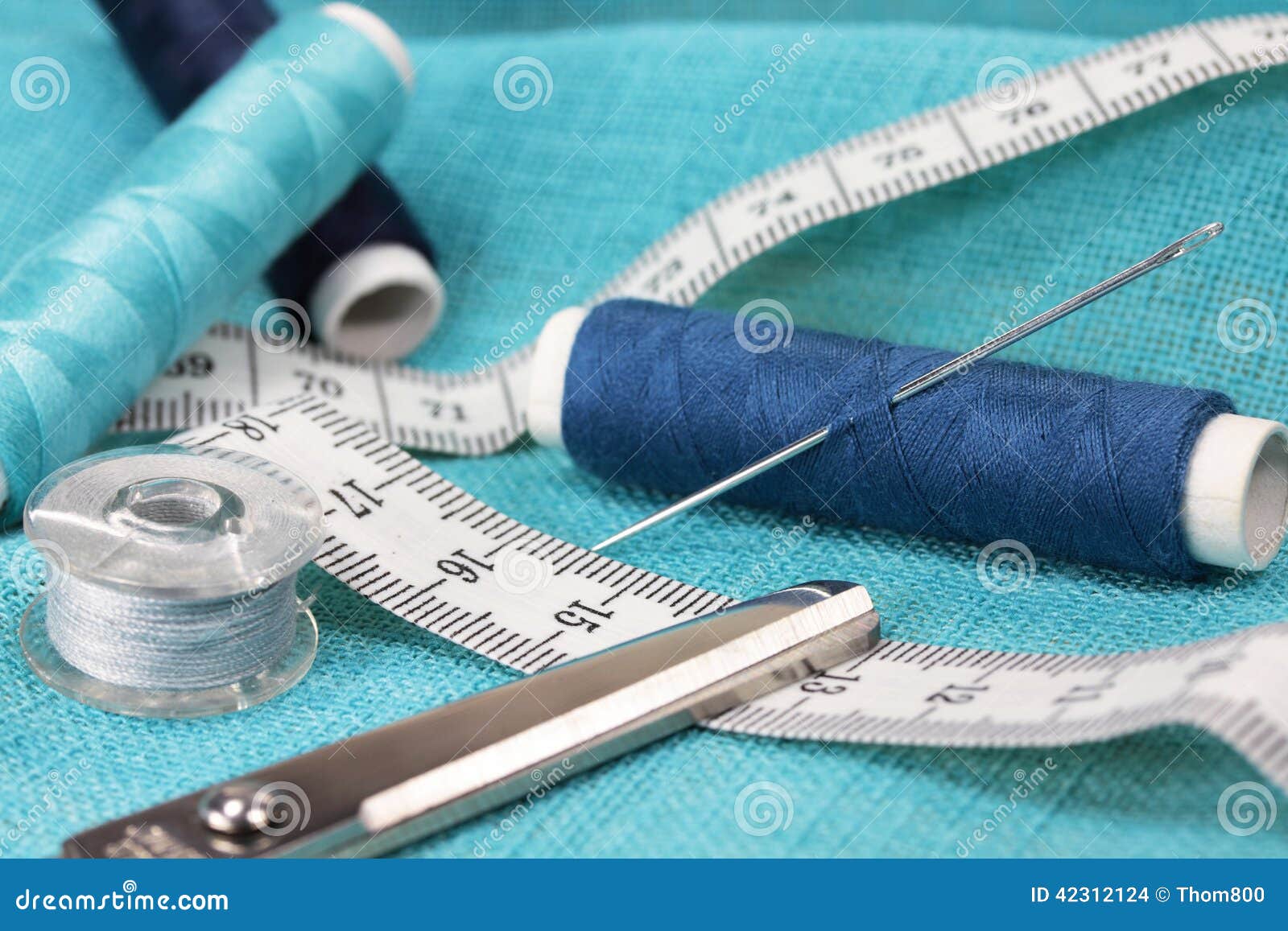Sewing stuff stock photo. Image of material, sewing, housework 42312124