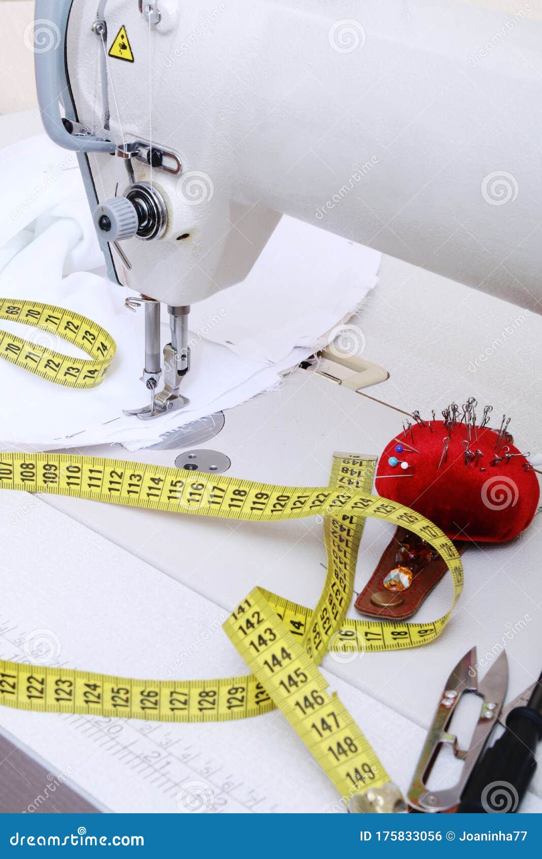 Sewing Supplies. Sewing Accessories. Sewing Tools. Sewing Machine. Stock  Photo - Image of hobby, tailoring: 175833056