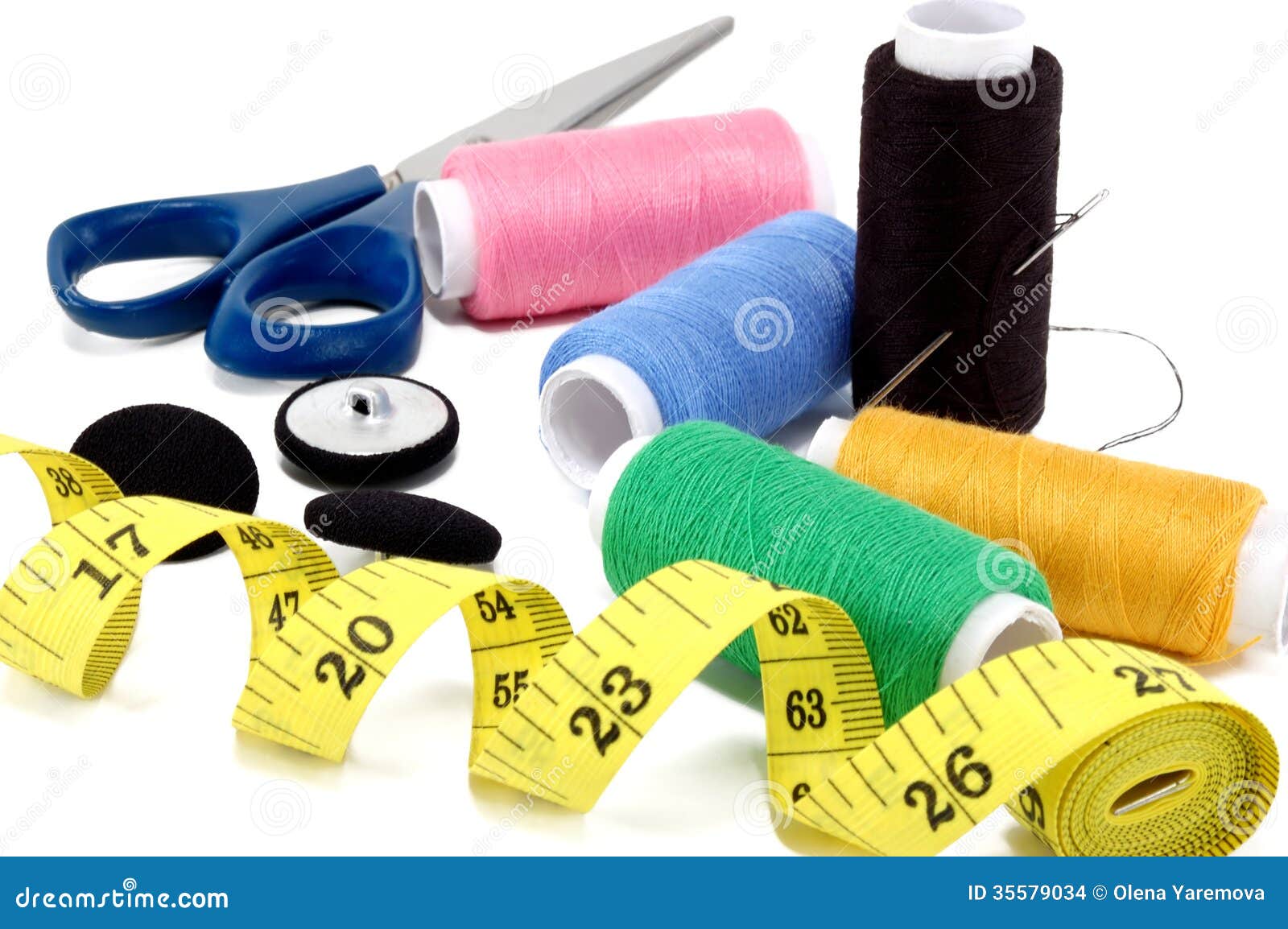 Close-up Fabric and Sewing Material Stock Photo - Image of sewing, close:  137839046