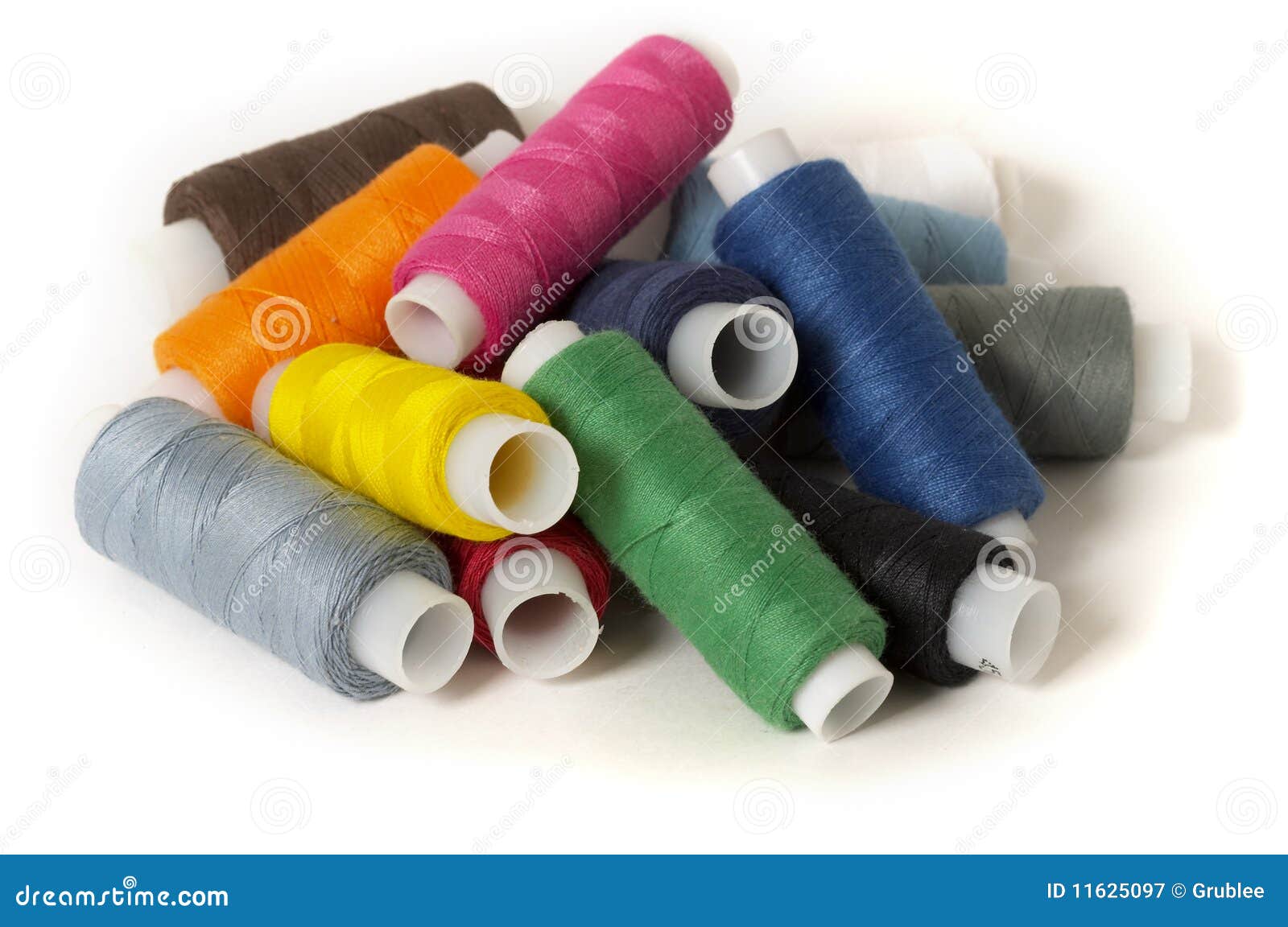 Sewing thread pile stock image. Image of thread, reel 11625097